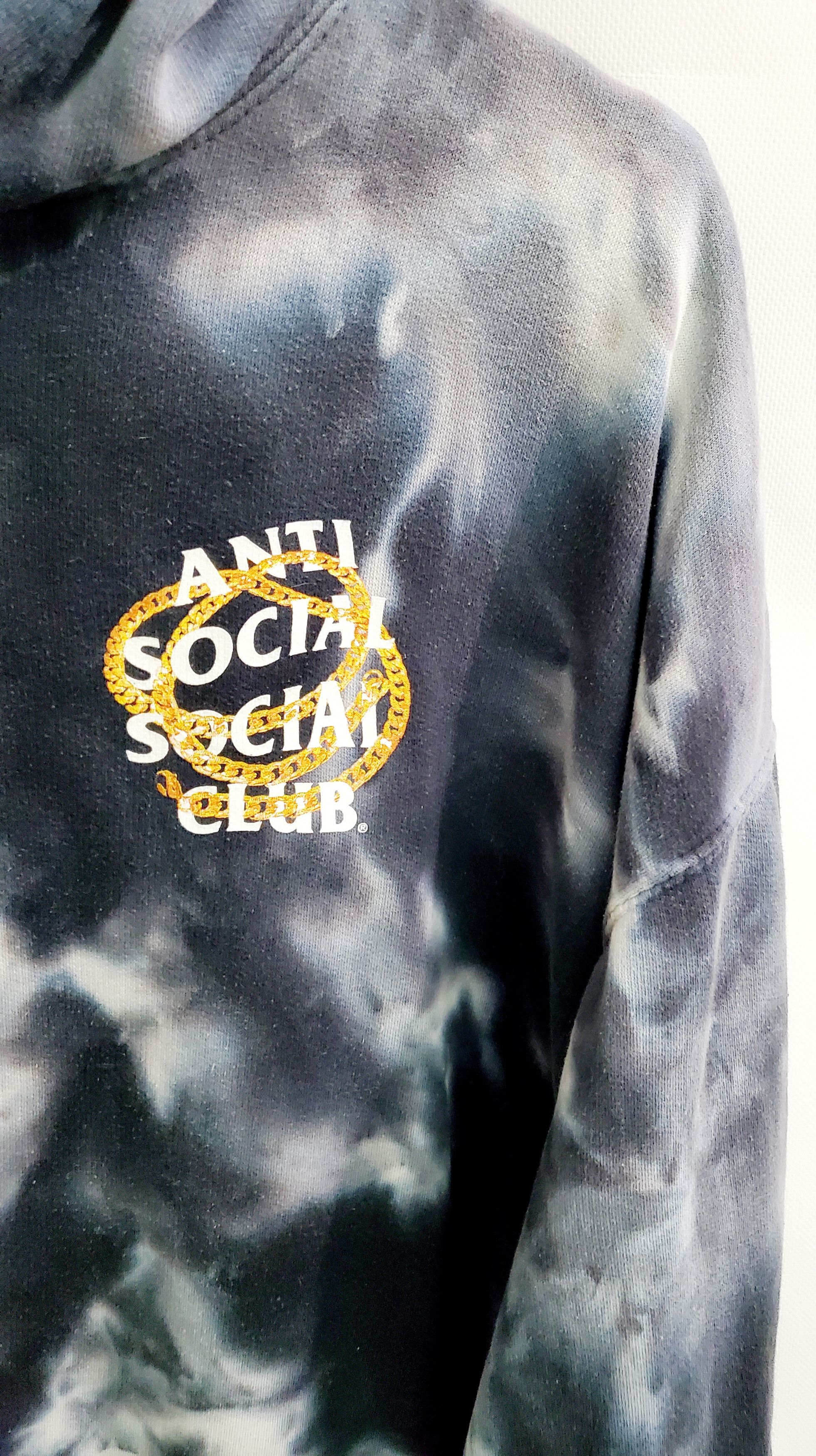 Anti Social Social Club Anti Social Social Club ASSC Good Black Tie Dye Hoodie Xl Size US XL / EU 56 / 4 - 4 Thumbnail