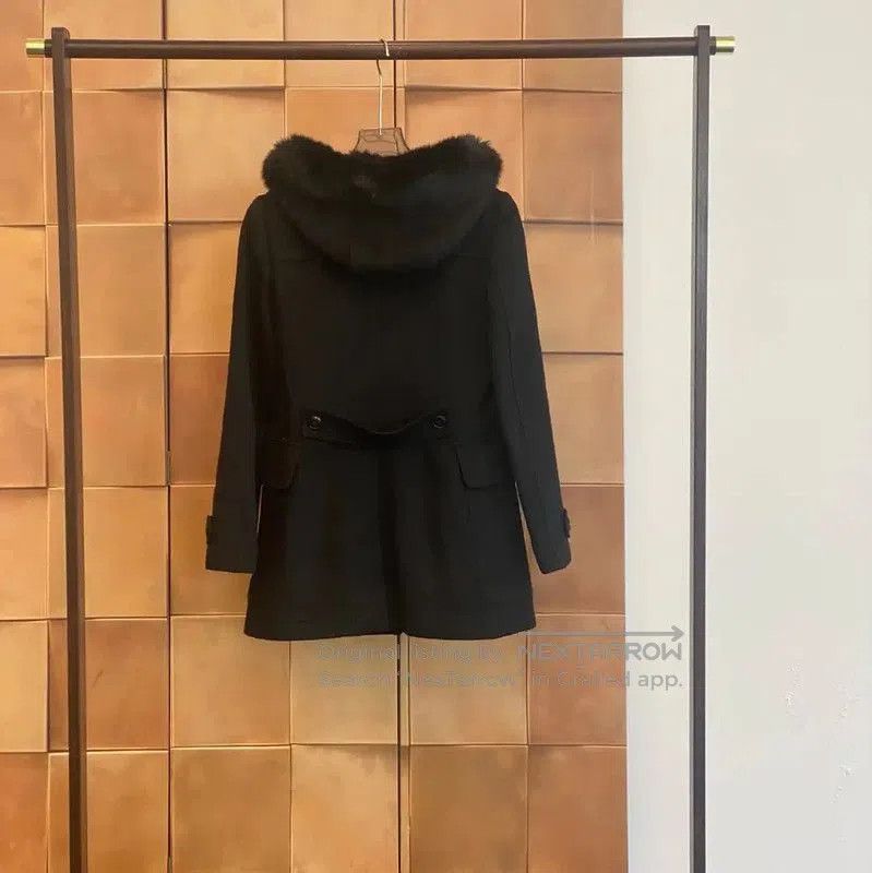 Burberry Burberry Women's Black Wool Coat. Size S / US 4 / IT 40 - 2 Thumbnail