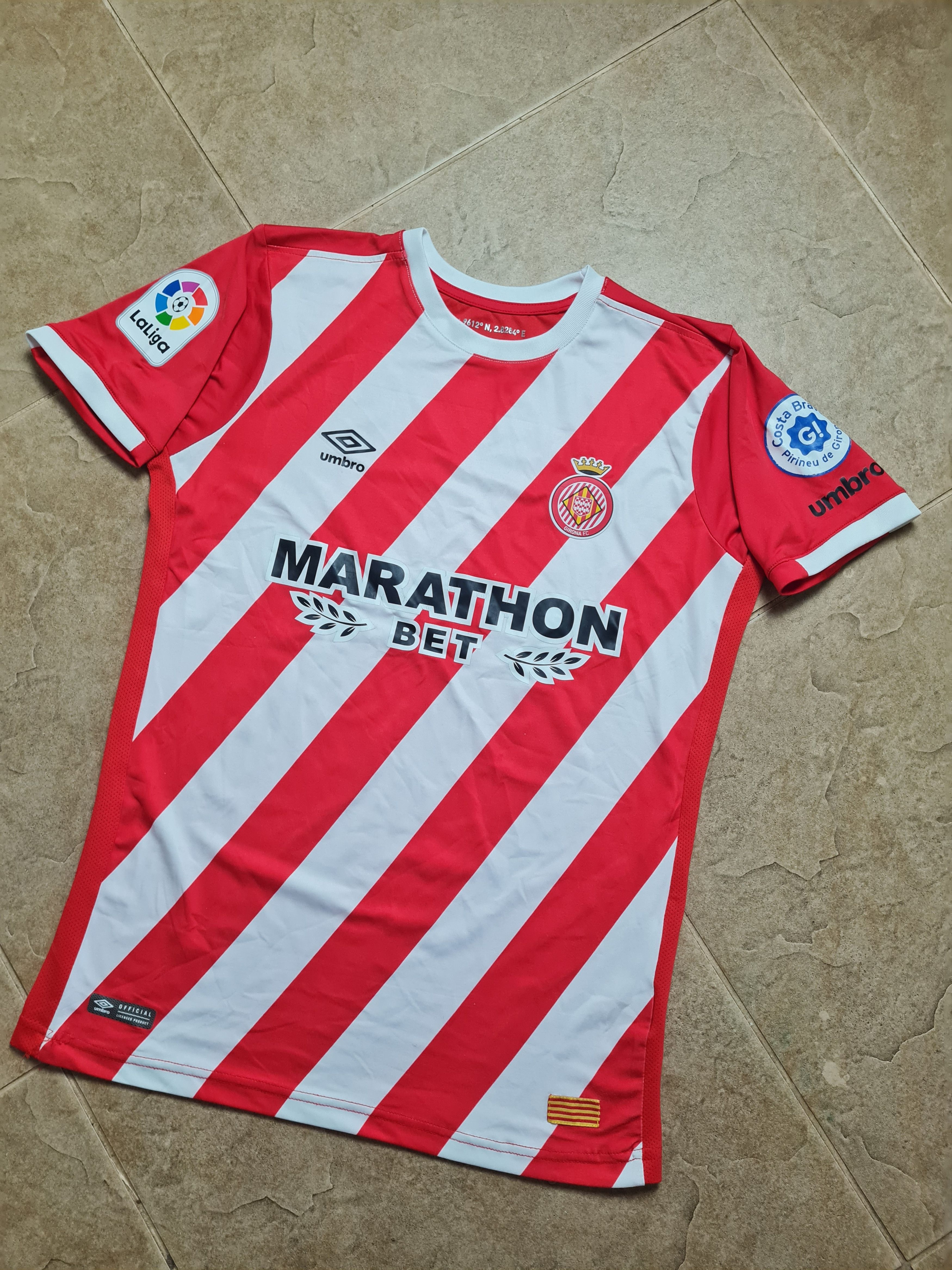 Umbro Soccer Jersey GIRONA FC Home Football Umbro Shirt 2018/2019 Size US M / EU 48-50 / 2 - 3 Thumbnail