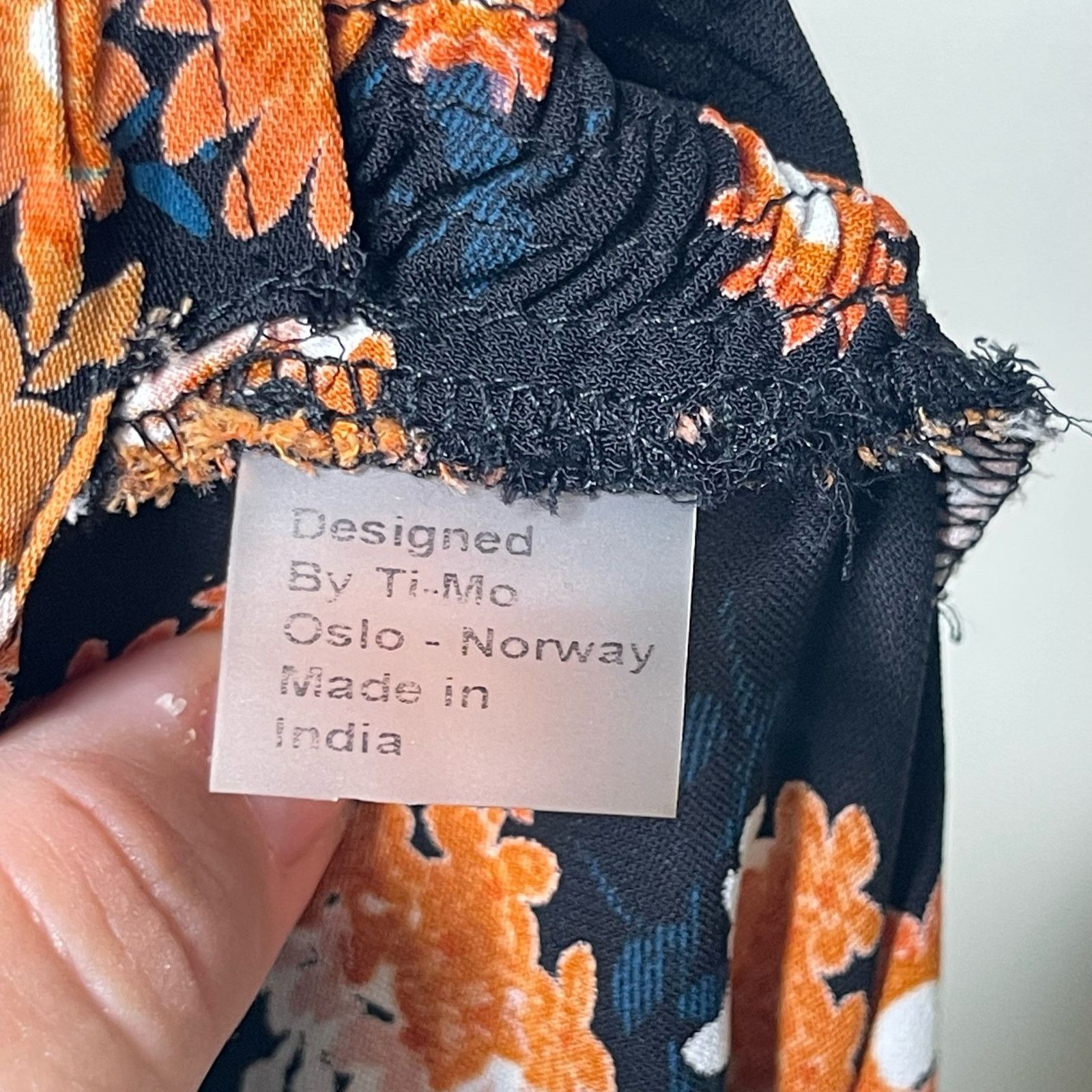Other ByTimo Vintage Drape V Neck Dress Poppyfield Floral Black XS Size XS / US 0-2 / IT 36-38 - 13 Thumbnail