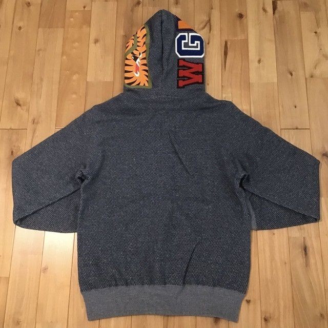 Bape 2020 BAPE Navy Shark Full Zip Hoodie a bathing ape Size US L / EU 52-54 / 3 - 5 Thumbnail