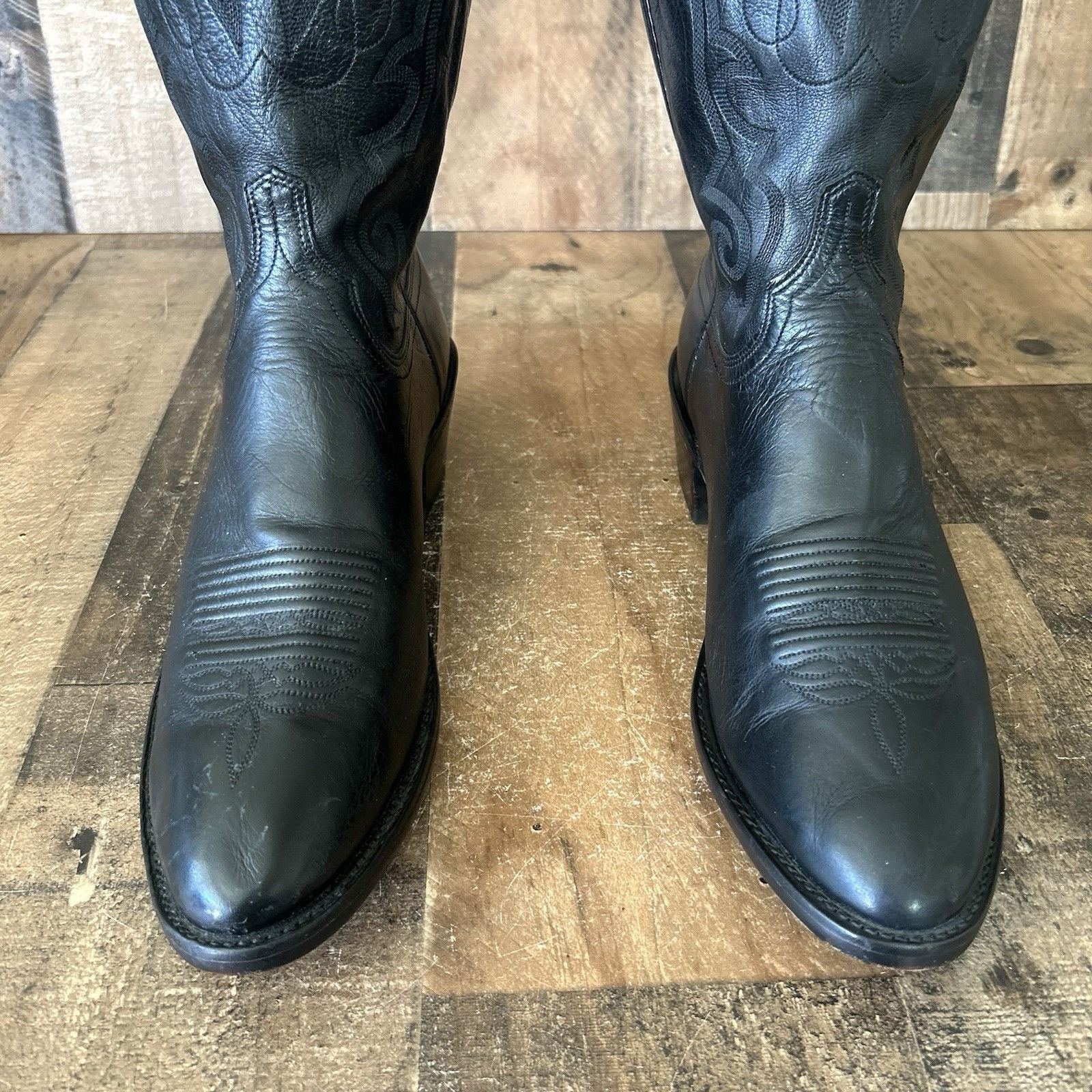 Lucchese Lucchese 1883 Black N7496R4 Western Cowboy Boots Mens 11 D Size US 11 / EU 44 - 8 Thumbnail