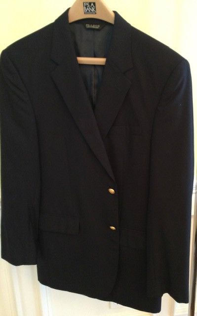 Jos. A. Bank Jos.A.Bank 43L Navy Blue Blazer with Gold Buttons | Grailed