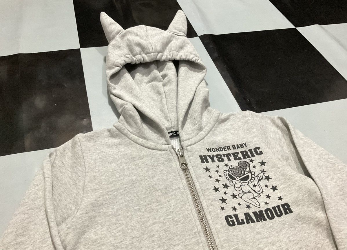 Hysteric Glamour × If Six Was Nine × Japanese Brand 🔥 Rare Vintage Hysteric Glamour Hoodie Devil Horn Y2K Size XXS / US 00 / IT 34 - 3 Thumbnail