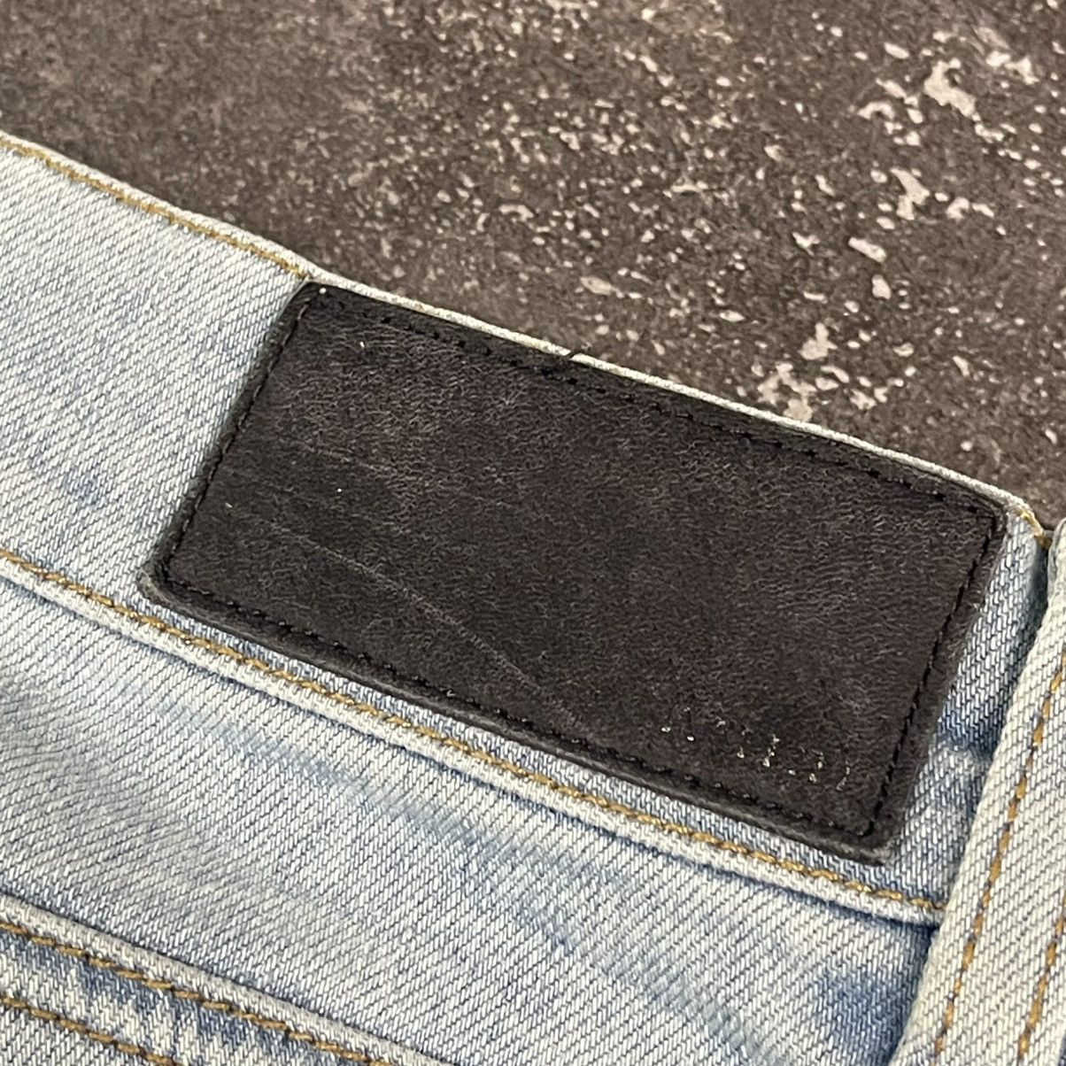 Amiri Amiri MX1 Black White Paisley Patch Jeans Light Indigo Size US 38 / EU 54 - 4 Thumbnail