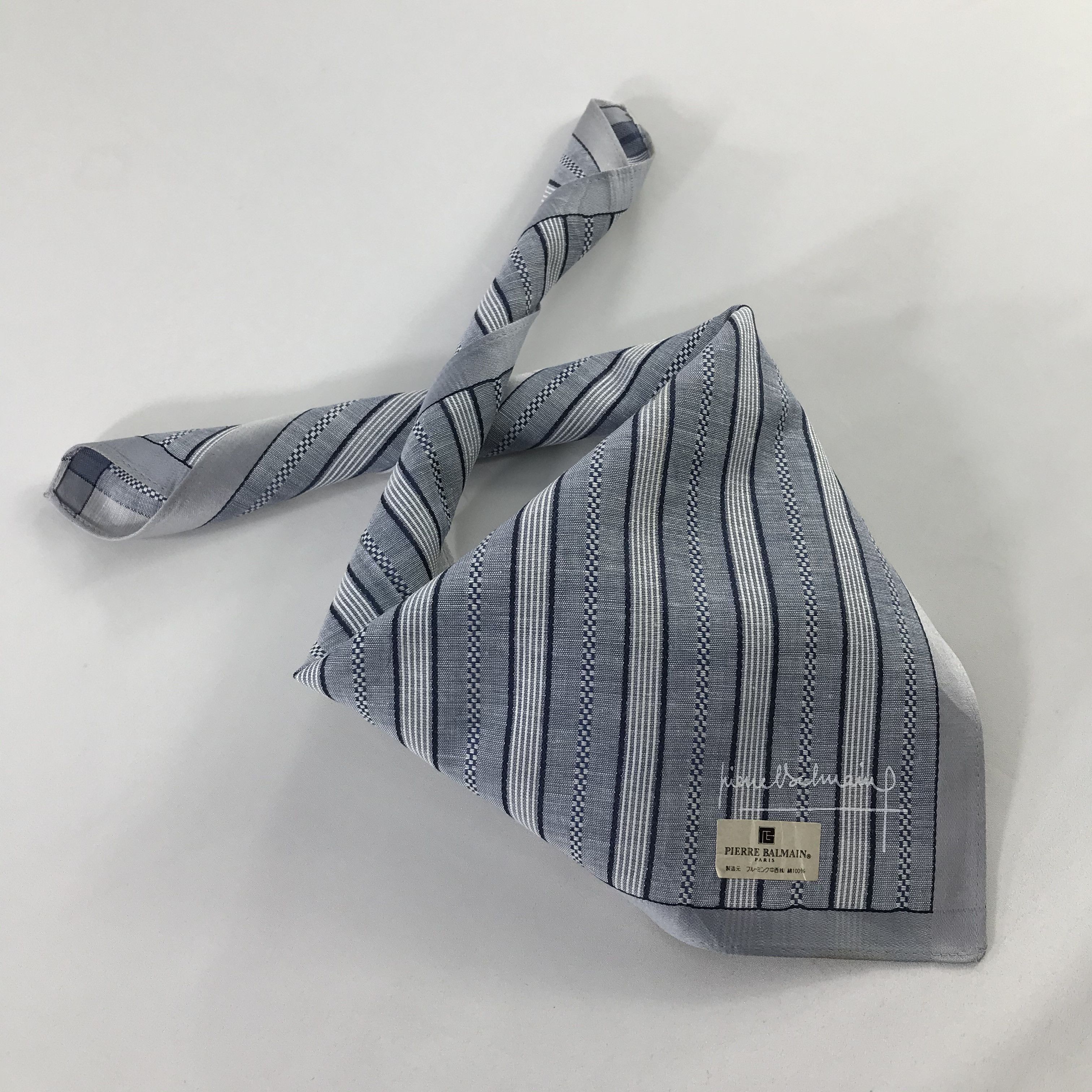 Pierre Balmain × Vintage Pierre Balmain Bandana / Handkerchief / Neckerchief - S760 Size ONE SIZE - 4 Thumbnail