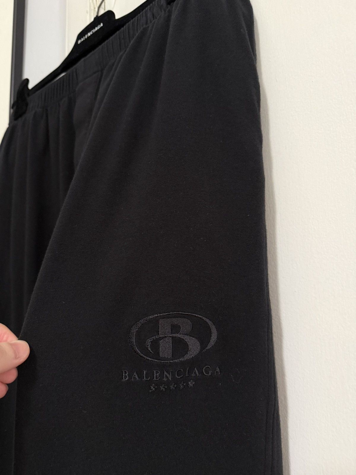 Balenciaga Rare Spa Logo Baggy Jersey Sweatpant [S] Size US 32 / EU 48 - 2 Thumbnail