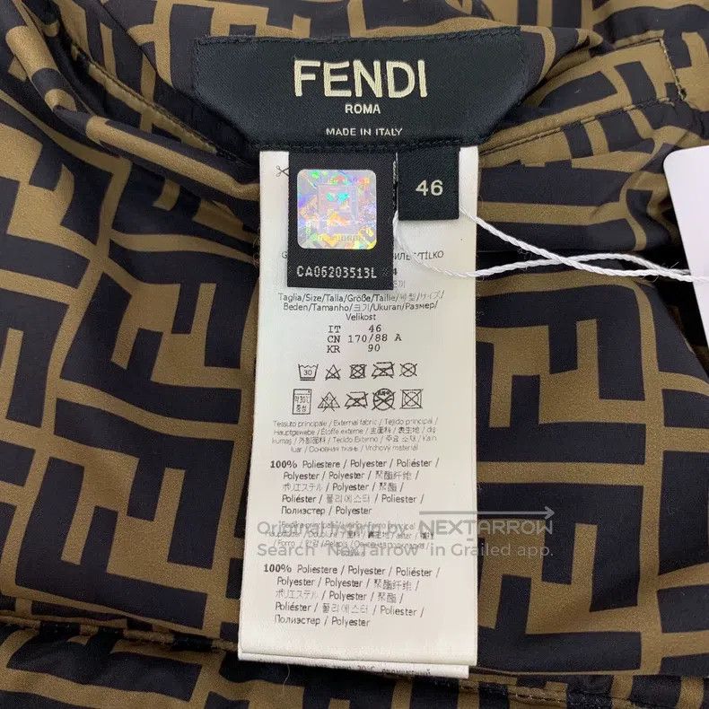 Fendi Fendi Collar zipper reversible down vest jacket Size US S / EU 44-46 / 1 - 9 Thumbnail