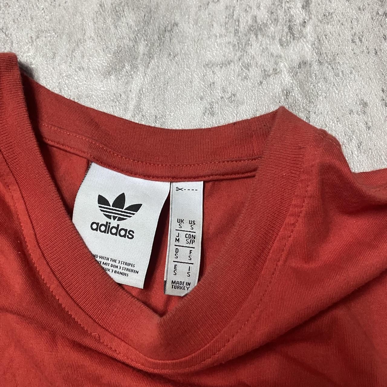 Adidas Burgundy Adidas tee with green and yellow logo #streetwear Size US S / EU 44-46 / 1 - 4 Thumbnail