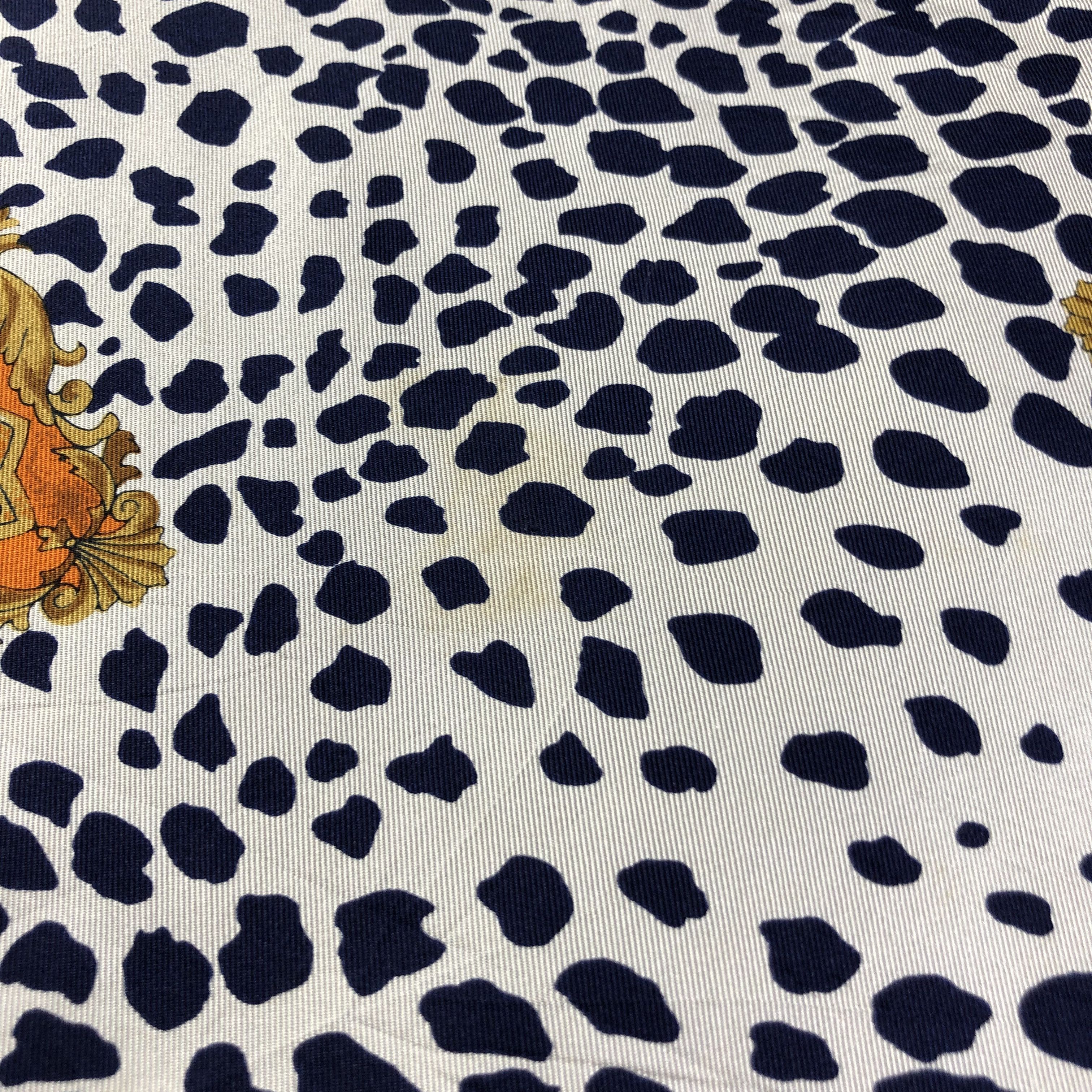 Vintage Luxury Baroque Silk Scarf M471 Size ONE SIZE - 6 Thumbnail