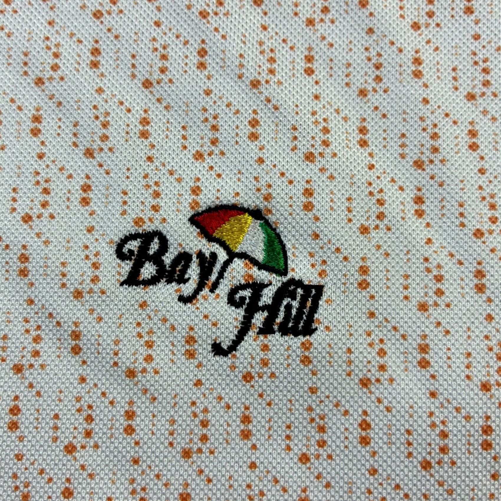 Vintage Stitch Polo Shirt Mens Large Orange Golf All Over Print Shirt Size US L / EU 52-54 / 3 - 4 Thumbnail