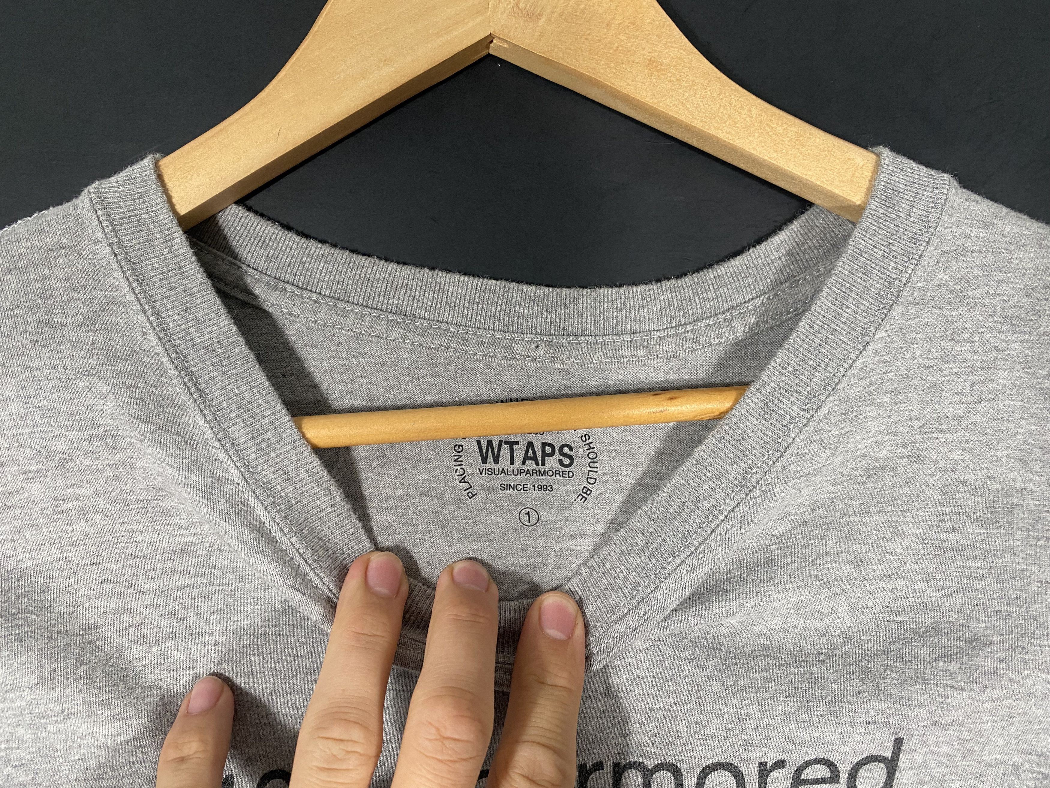 Wtaps Wtaps Uparmored Short Sleeve Graphic T-shirt Gray Size US S / EU 44-46 / 1 - 6 Thumbnail