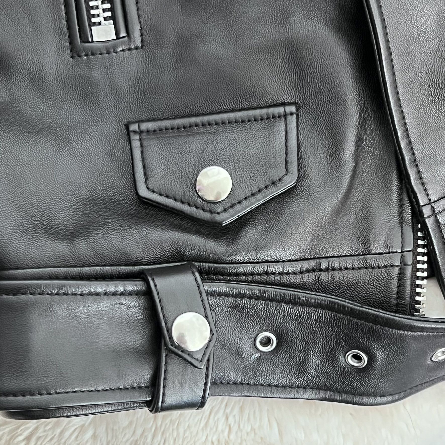 Acne Studios Acne Studio Leather Jacket Size EU32/US0 Size XS / US 0-2 / IT 36-38 - 7 Thumbnail