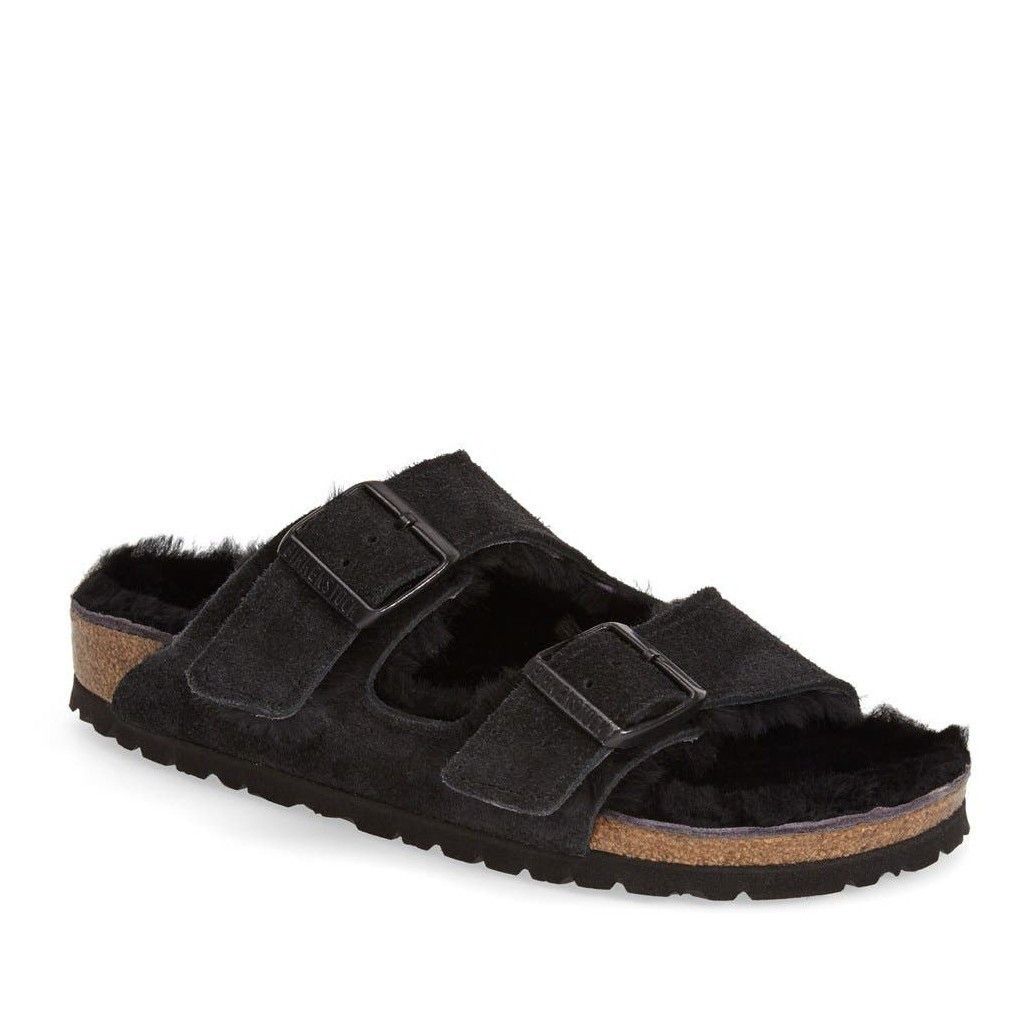 Birkenstock Arizona Genuine Shearling Lined Slide in US 9 MSRP $160 NEW Size US 10 / IT 40 - 1 Thumbnail