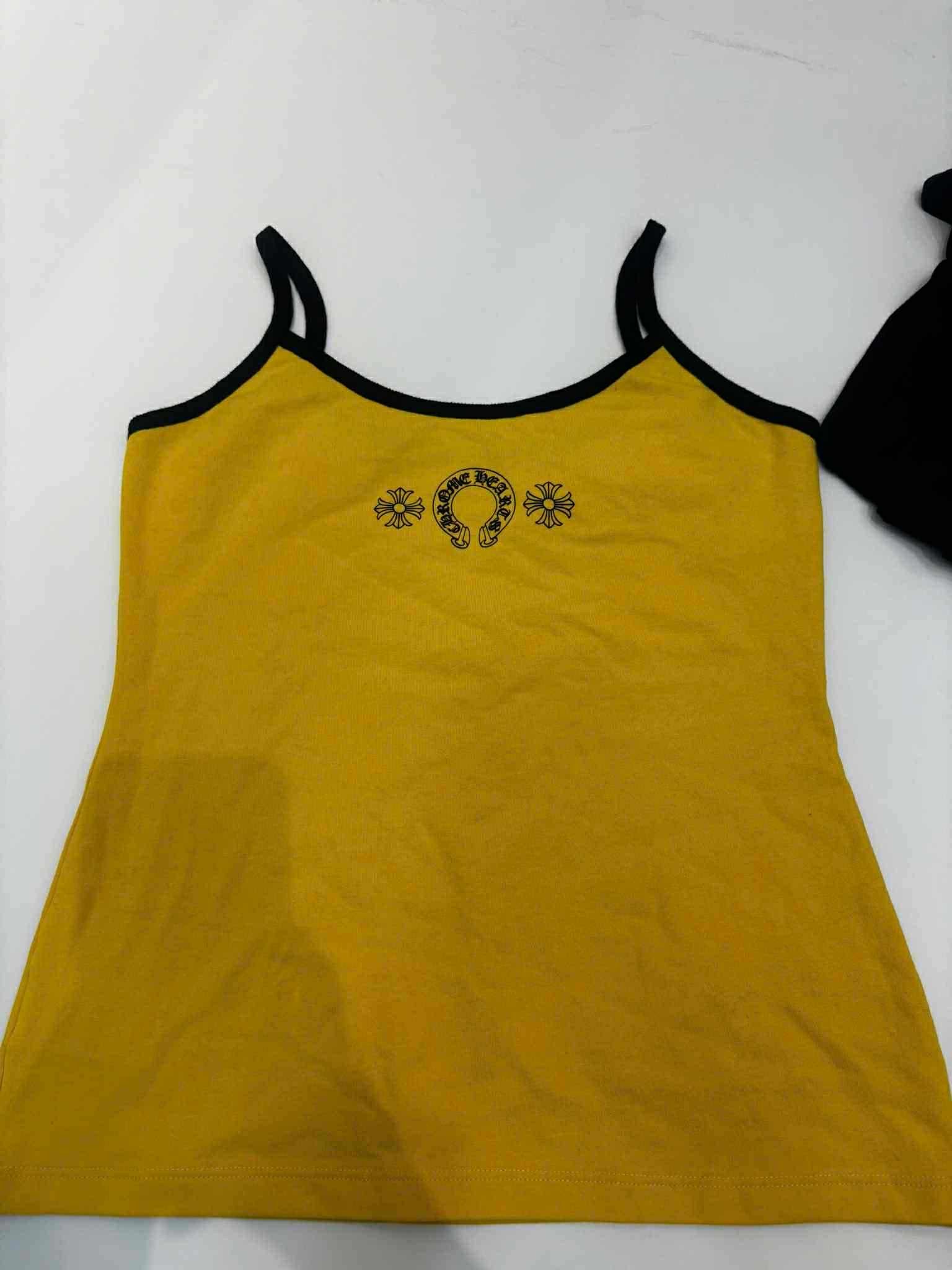 Chrome Hearts Chrome Hearts Yellow＆Black Horseshoe Logo Tank top Size L / US 10 / IT 46 - 8 Thumbnail