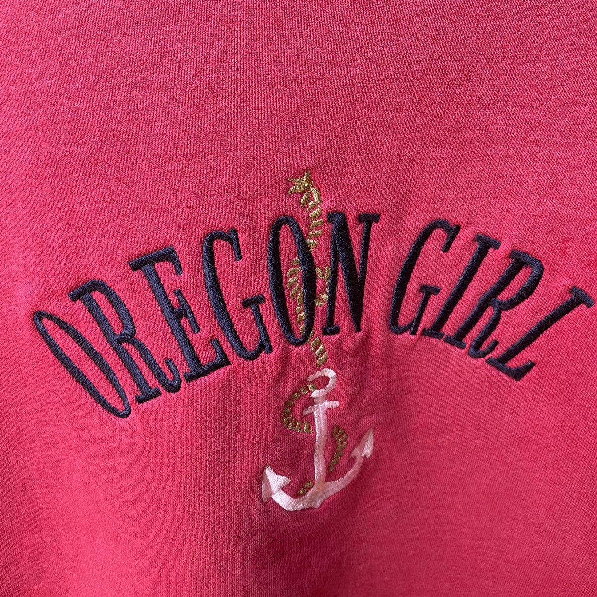 Japanese Brand × Vintage 🔥Vintage 90s Oregon Girl Embroidered Big Logo Sweatshirts Size US M / EU 48-50 / 2 - 6 Thumbnail