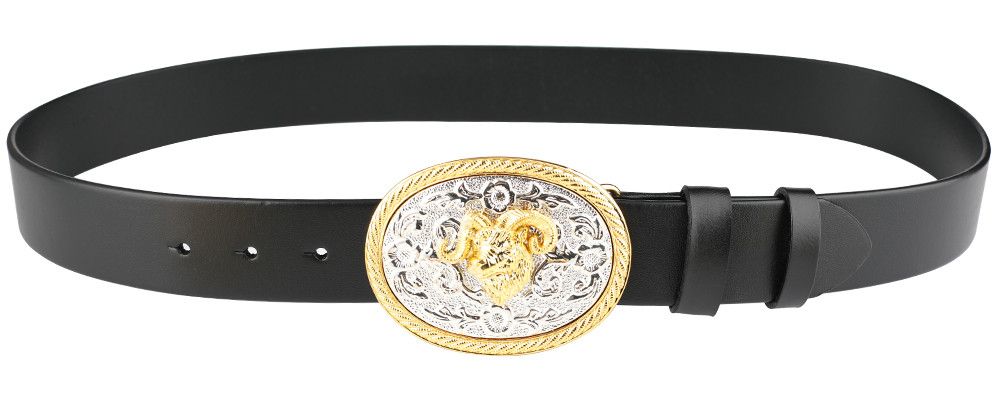 Designer Retro Vintage Belt Riveted Belts Menswear Accessories Size ONE SIZE - 3 Thumbnail