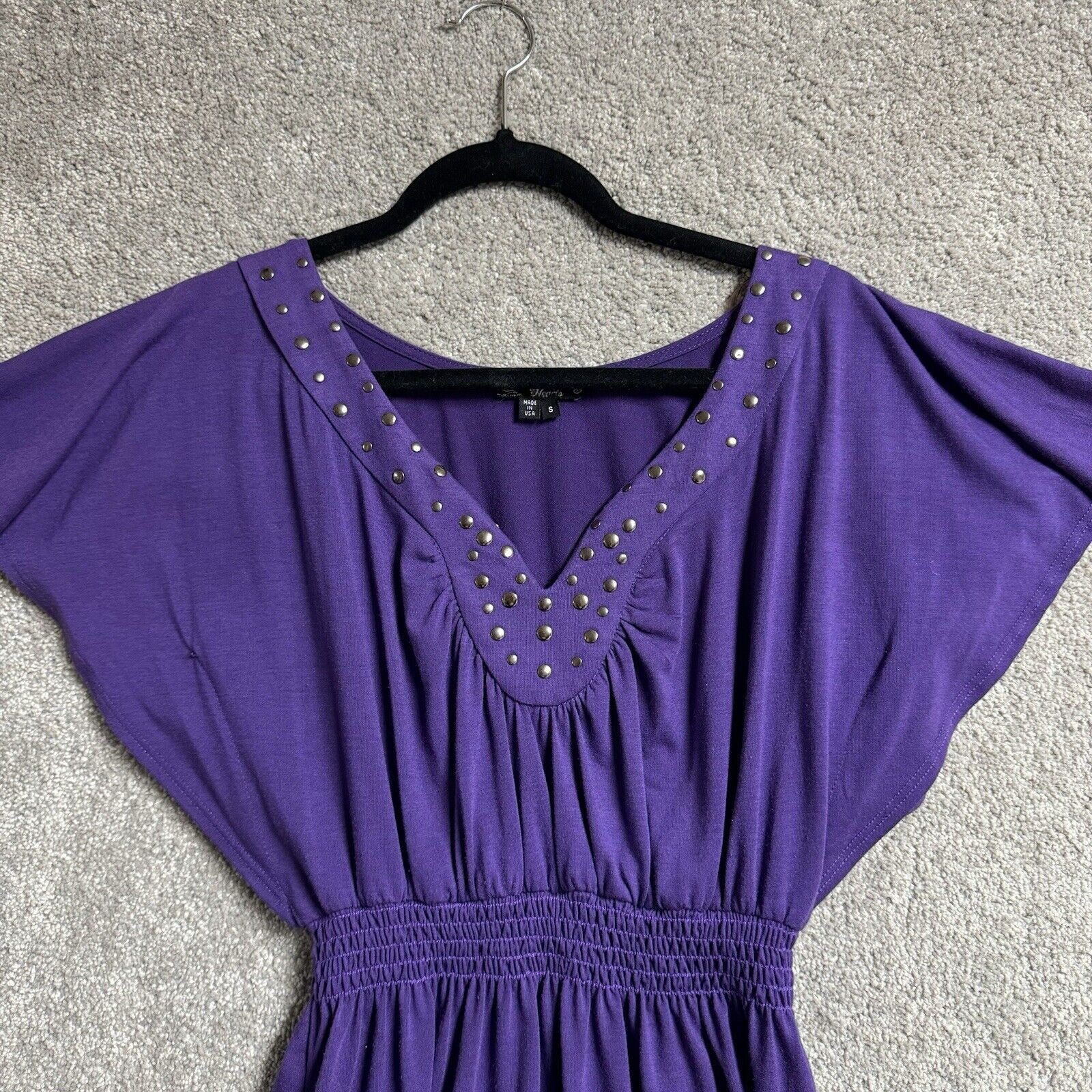 Other Sequin Hearts Womens S Rhinestones Flutter Sleeve Y2K USA Size S / US 4 / IT 40 - 3 Thumbnail