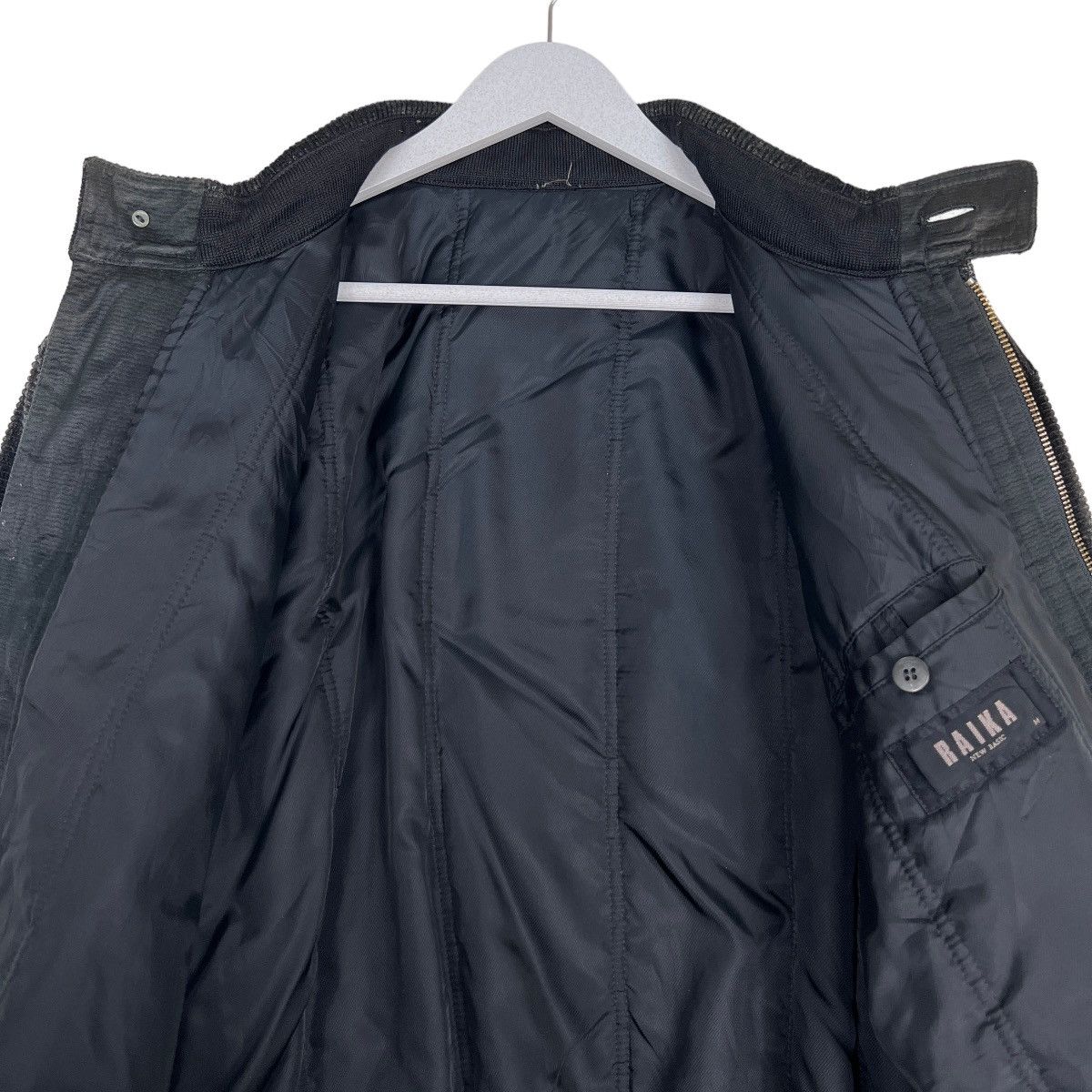 Japanese Brand 🔥 VINTAGE RAIKA NEW BASIC VELVET HYBRID BOMBER JACKET Size US M / EU 48-50 / 2 - 13 Thumbnail