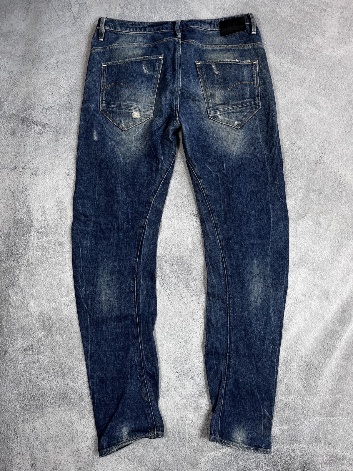 G-Star × Vintage Vintage Y2K G-star RAW 3D Low faded denim jeans size 27 Size 27" / US 4 / IT 40 - 1 Thumbnail