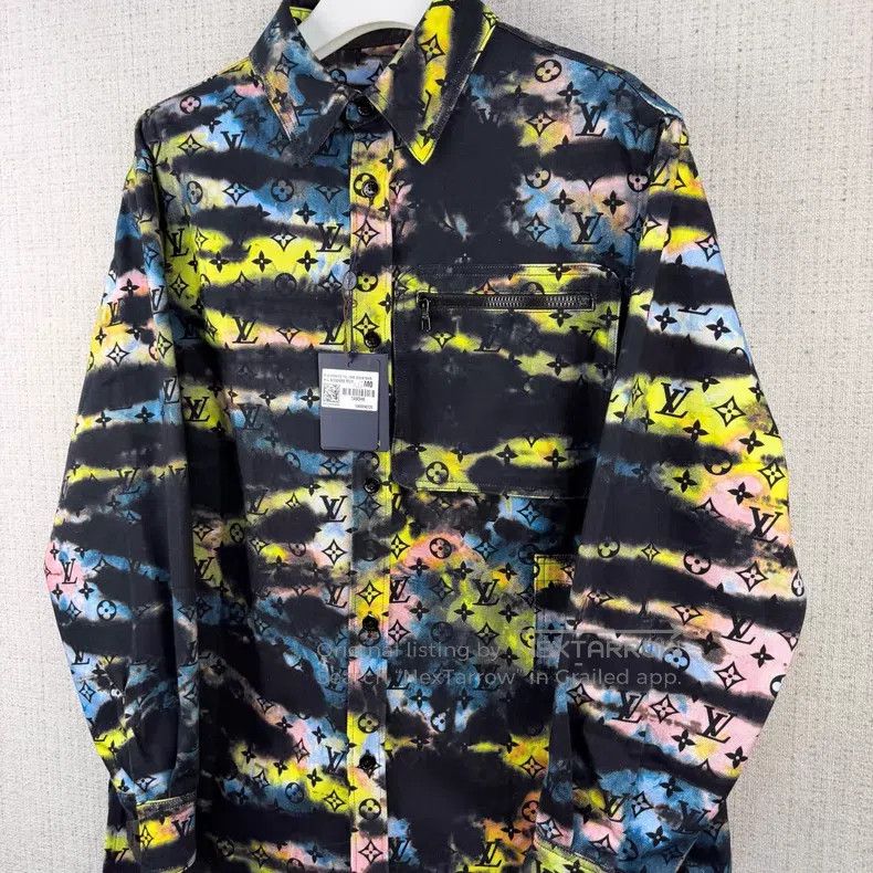Louis Vuitton Louis Vuitton Colorful laser presbyopic denim long-sleeved Size US M / EU 48-50 / 2 - 2 Thumbnail