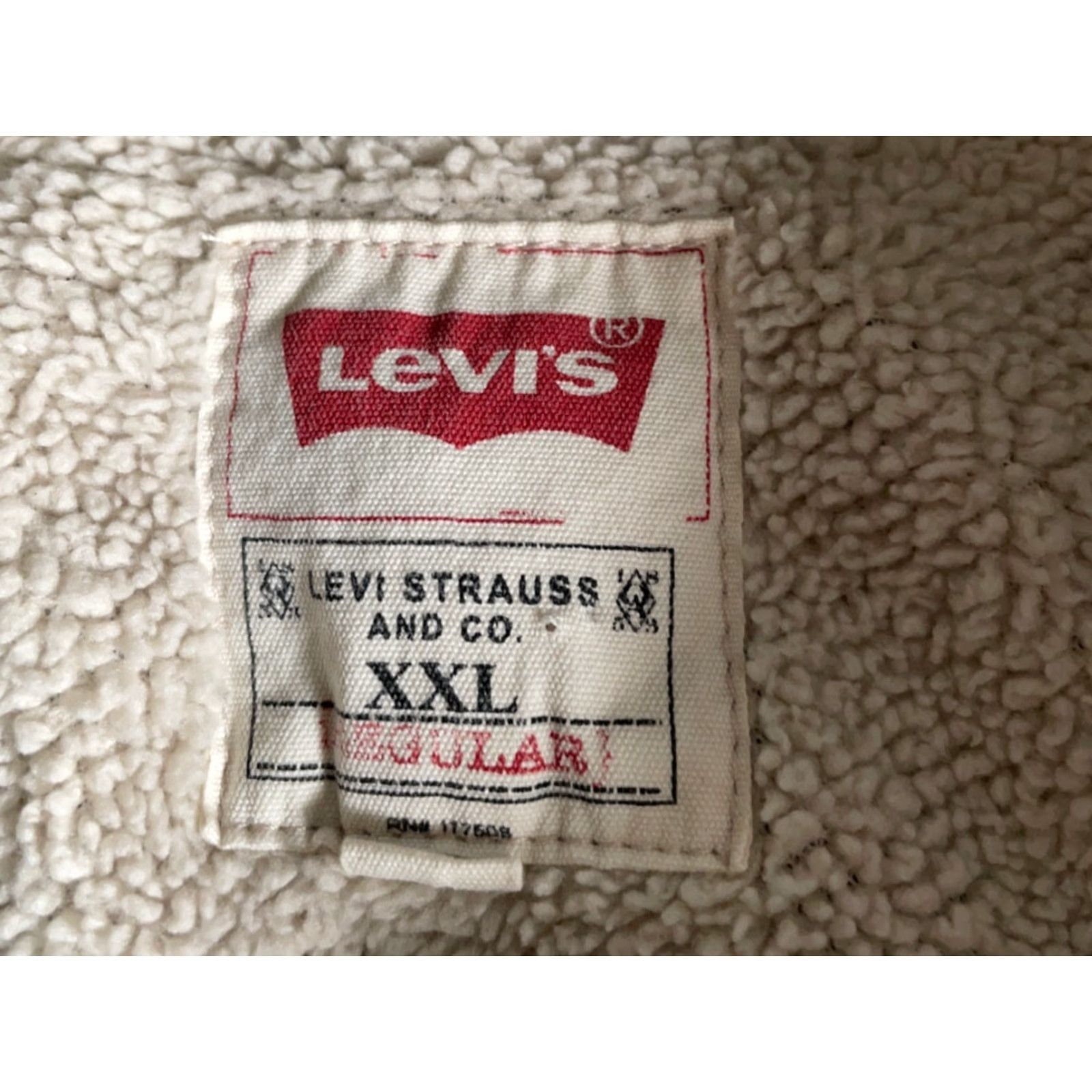 Levi's VINTAGE Levi's Shirt Jacket 2XL Green Sherpa Lined Workwear Distressed Men’s Shirt Jacket Size US XXL / EU 58 / 5 - 4 Thumbnail