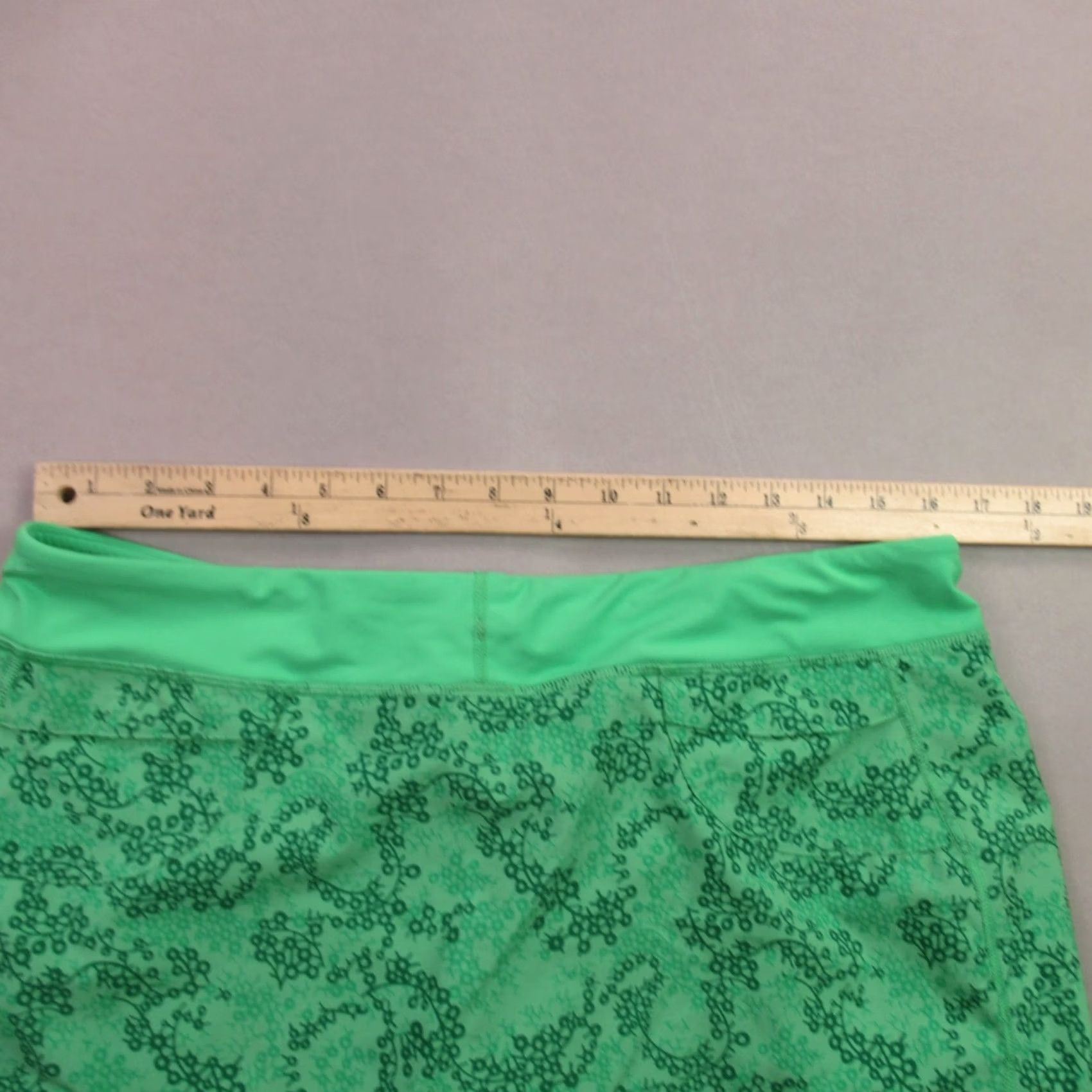 Patagonia Patagonia Skirt Womens Large Midi Flare Green Outdoor Lightweight Pockets Theme Logo Casual Size 36" / US 14 / IT 50 - 6 Thumbnail