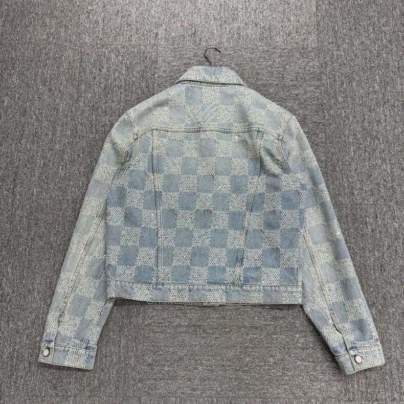 Louis Vuitton Louis Vuitton Rhinestone Checker Denim Jacket Size US M / EU 48-50 / 2 - 5 Thumbnail