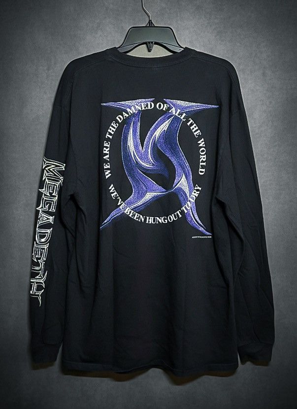 Comfort Colors Megadeth “Youthanasia” Long Sleeve Shirt XXL Size US XXL / EU 58 / 5 - 2 Thumbnail