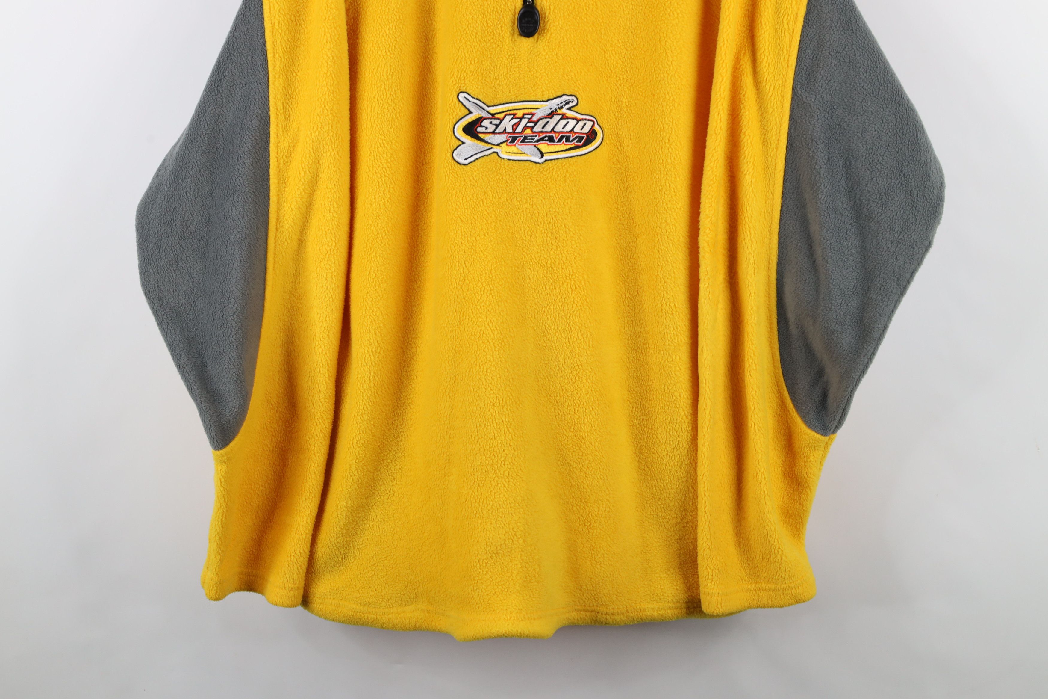 Vintage Vintage 90s Ski Doo Bombardier Racing Team Fleece Sweater Size US XL / EU 56 / 4 - 3 Thumbnail