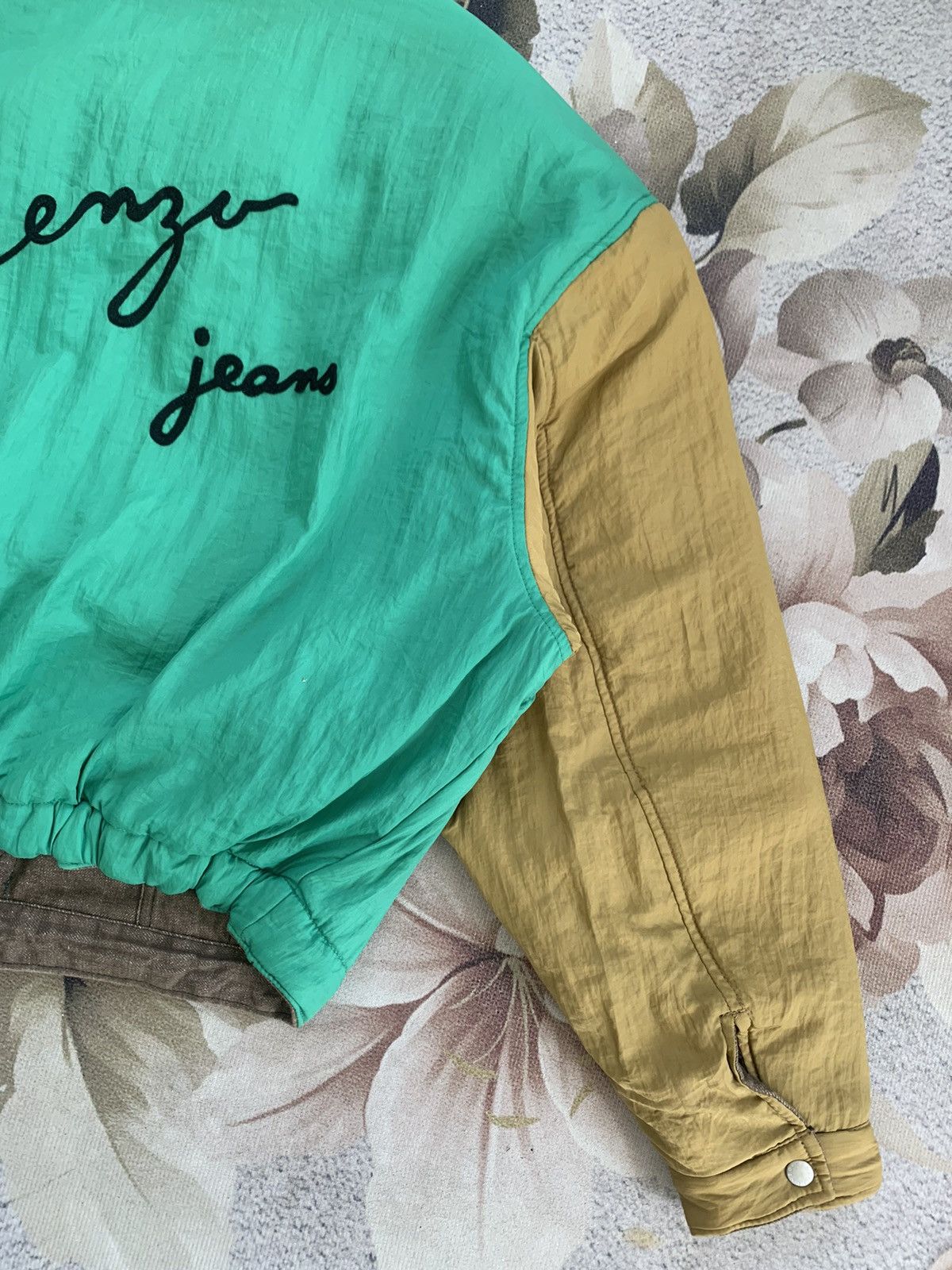 Kenzo Rare Vtg Kenzo Reversible Trucker Bomber Jacket Size US L / EU 52-54 / 3 - 16 Thumbnail