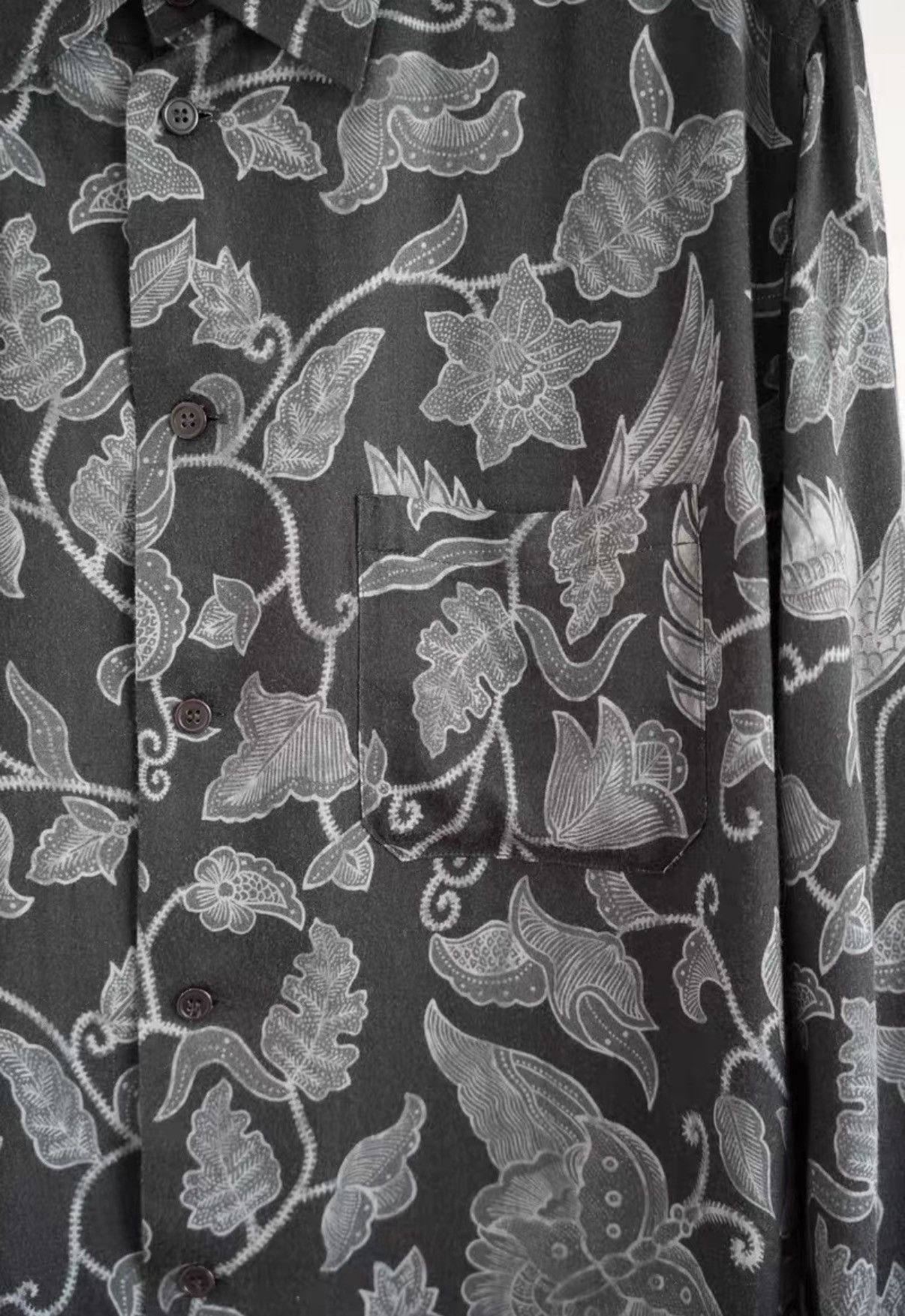 Yohji Yamamoto Yohji Yamamoto 06ss Plants & Animals Print Shirt K4 Size US L / EU 52-54 / 3 - 4 Thumbnail