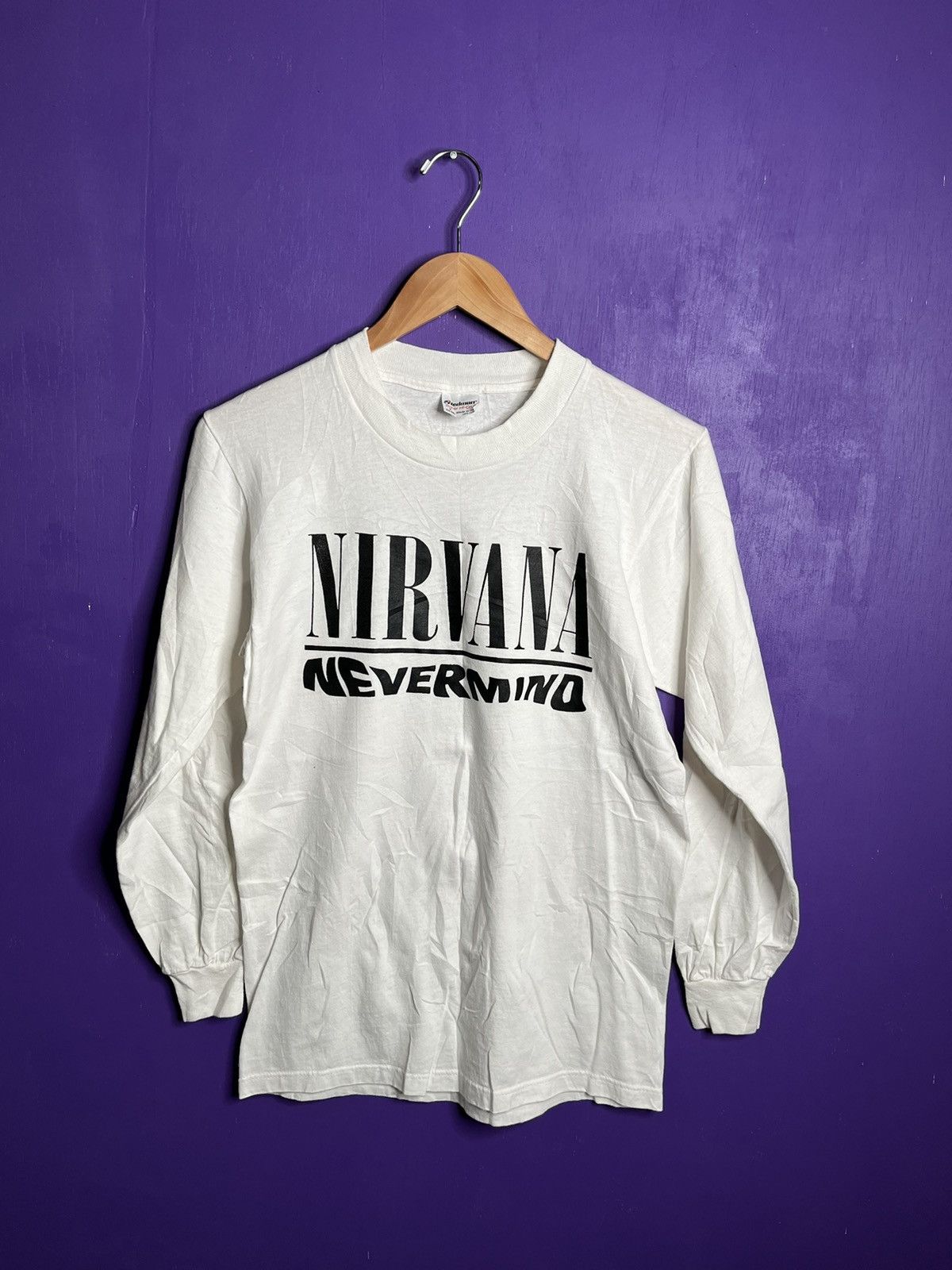 Vintage Vintage 80s Nirvana never mind long-sleeve t-shirt | Grailed