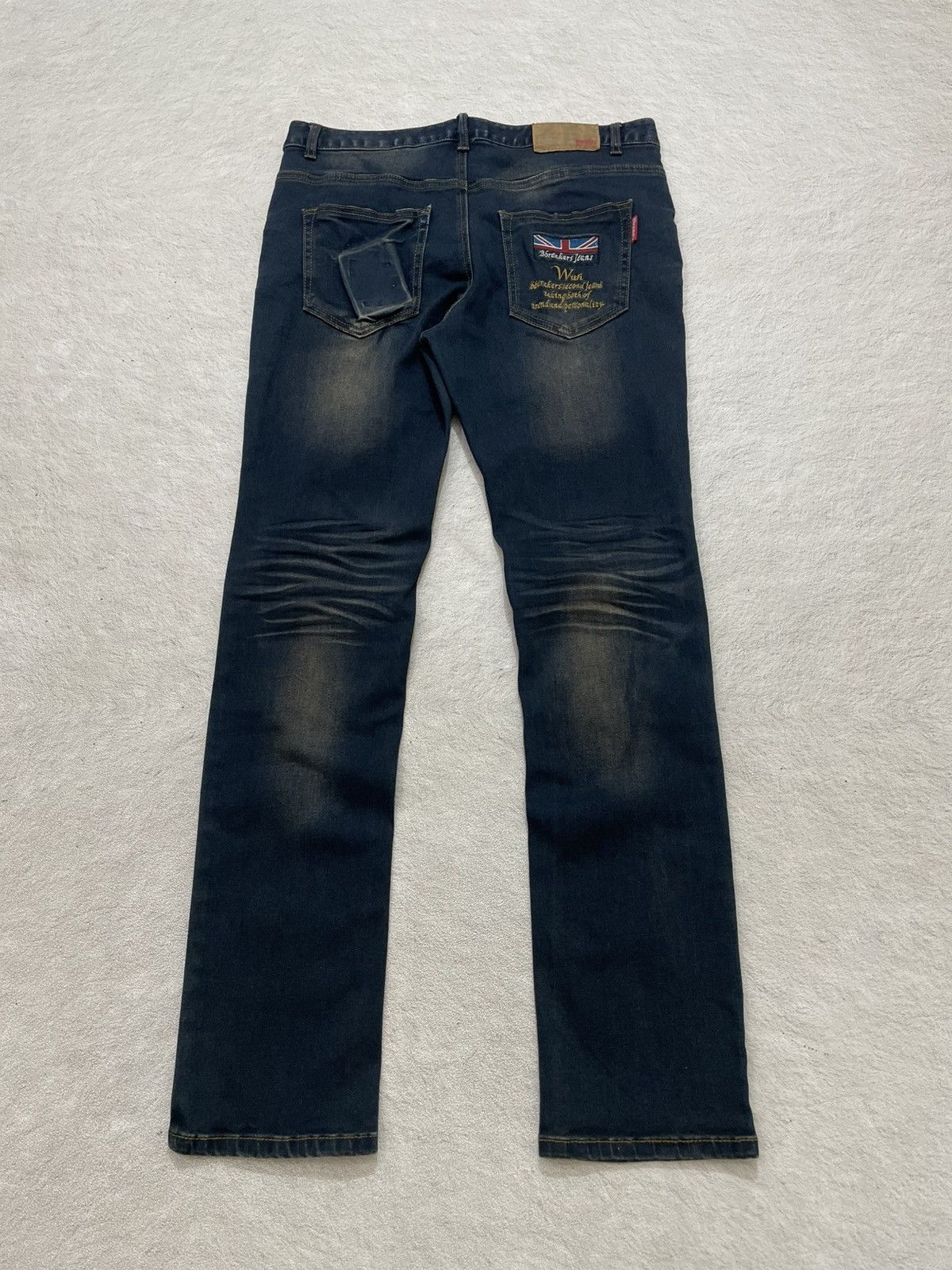 Number (N)ine 2000s Archival Hysteric Dark Indigo Denim Ifsix LGB slim fit Size US 32 / EU 48 - 7 Thumbnail