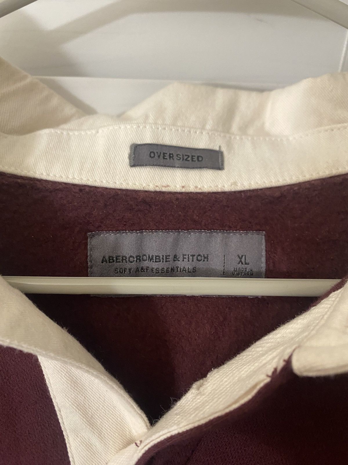 Abercrombie & Fitch Abercrombie & Fitch Maroon Rugby Size US XL / EU 56 / 4 - 2 Thumbnail