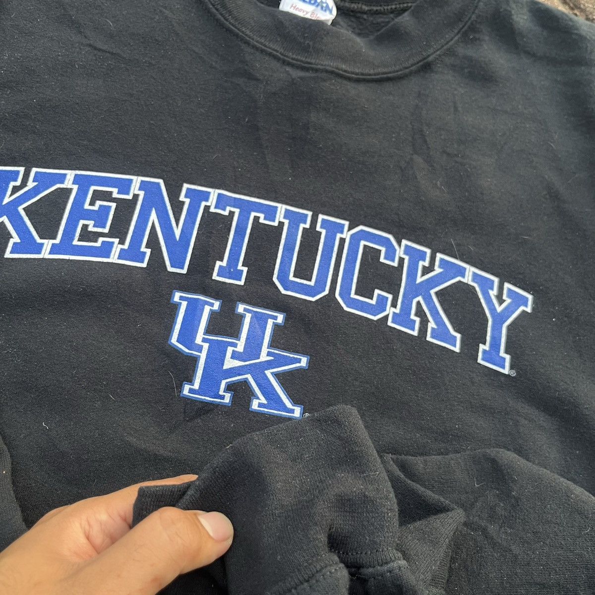 Gildan × Vintage VINTAGE Y2K UNIVERSITY KENTUCKY SPELLOUT SWEATSHIRT Size US XXL / EU 58 / 5 - 7 Thumbnail