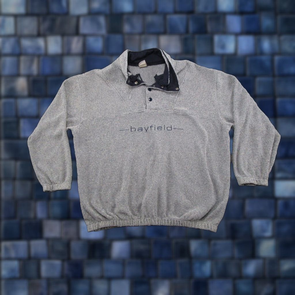 Vintage VINTAGE Cityscapes Sweatshirt 2XL Bayfield Wisconsin Embroidered Crew Neck Long Sleeve Gray Mens Size US XXL / EU 58 / 5 - 1 Thumbnail