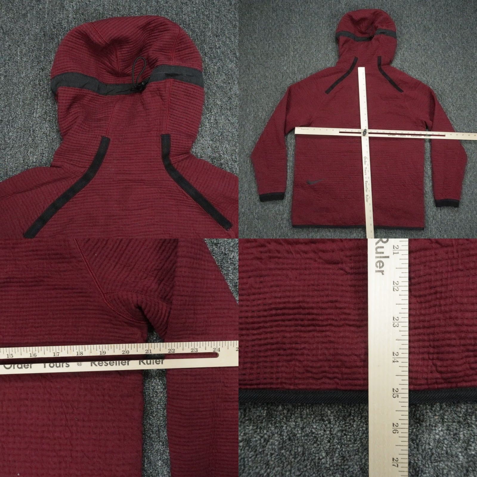Nike Nike Hoodie Mens Medium Red Tech Pack Windrunner Full Zip Pocket Hooded Textured Size US M / EU 48-50 / 2 - 8 Thumbnail