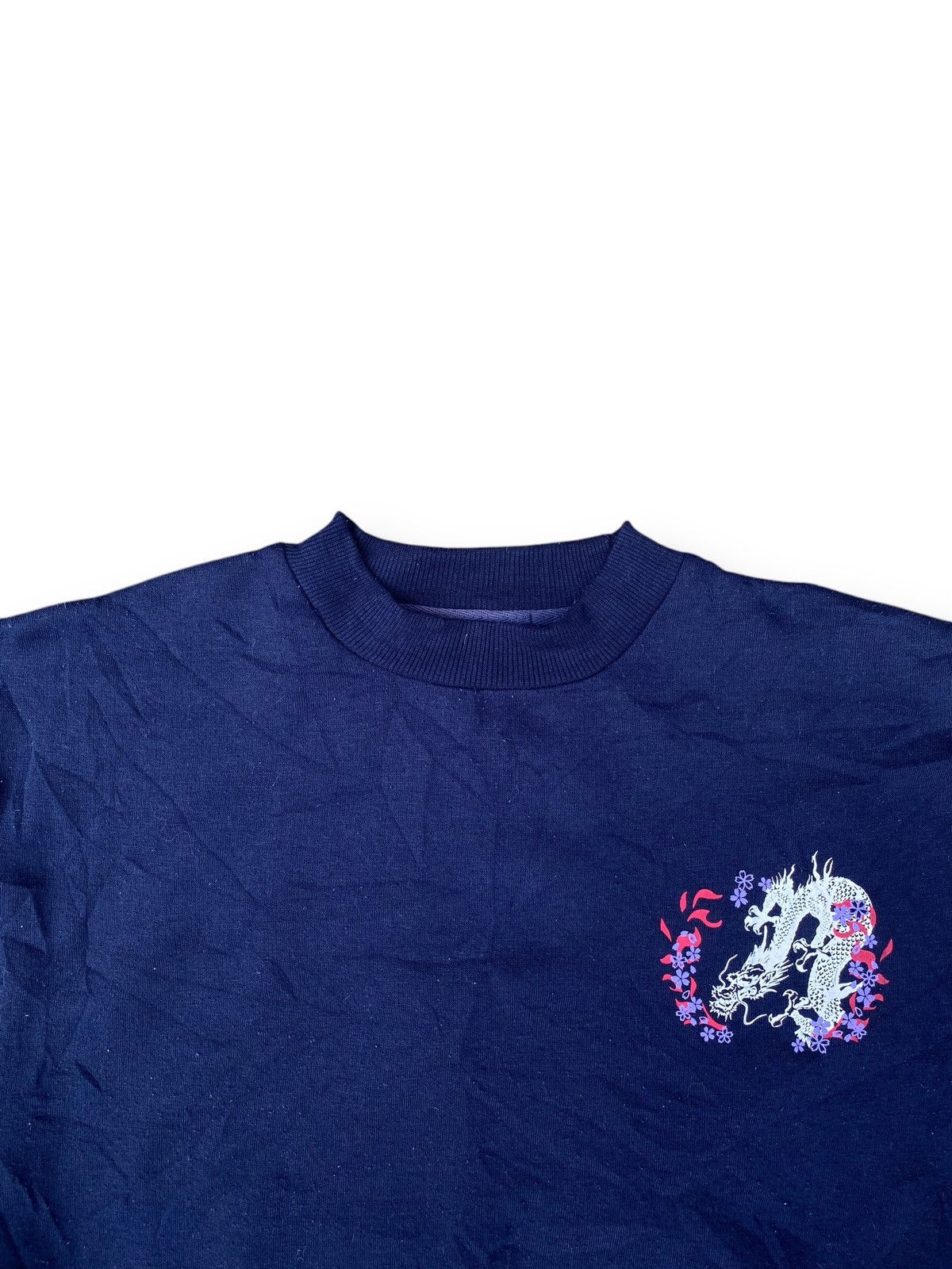 Japanese Brand Vintage Sukajan Art Dragon Japan Traditional Sweatshirt. #E4 Size US L / EU 52-54 / 3 - 5 Thumbnail