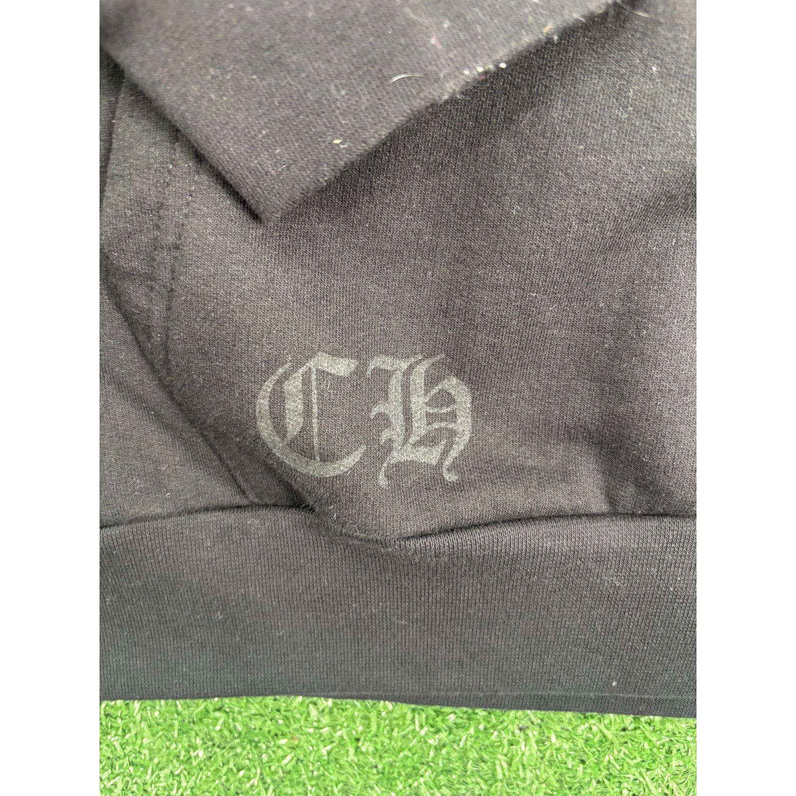 Chrome Hearts Chorme Hearts 1988 Foil Vertical Logo Black Hoodie Size XXL Size US XXL / EU 58 / 5 - 6 Thumbnail