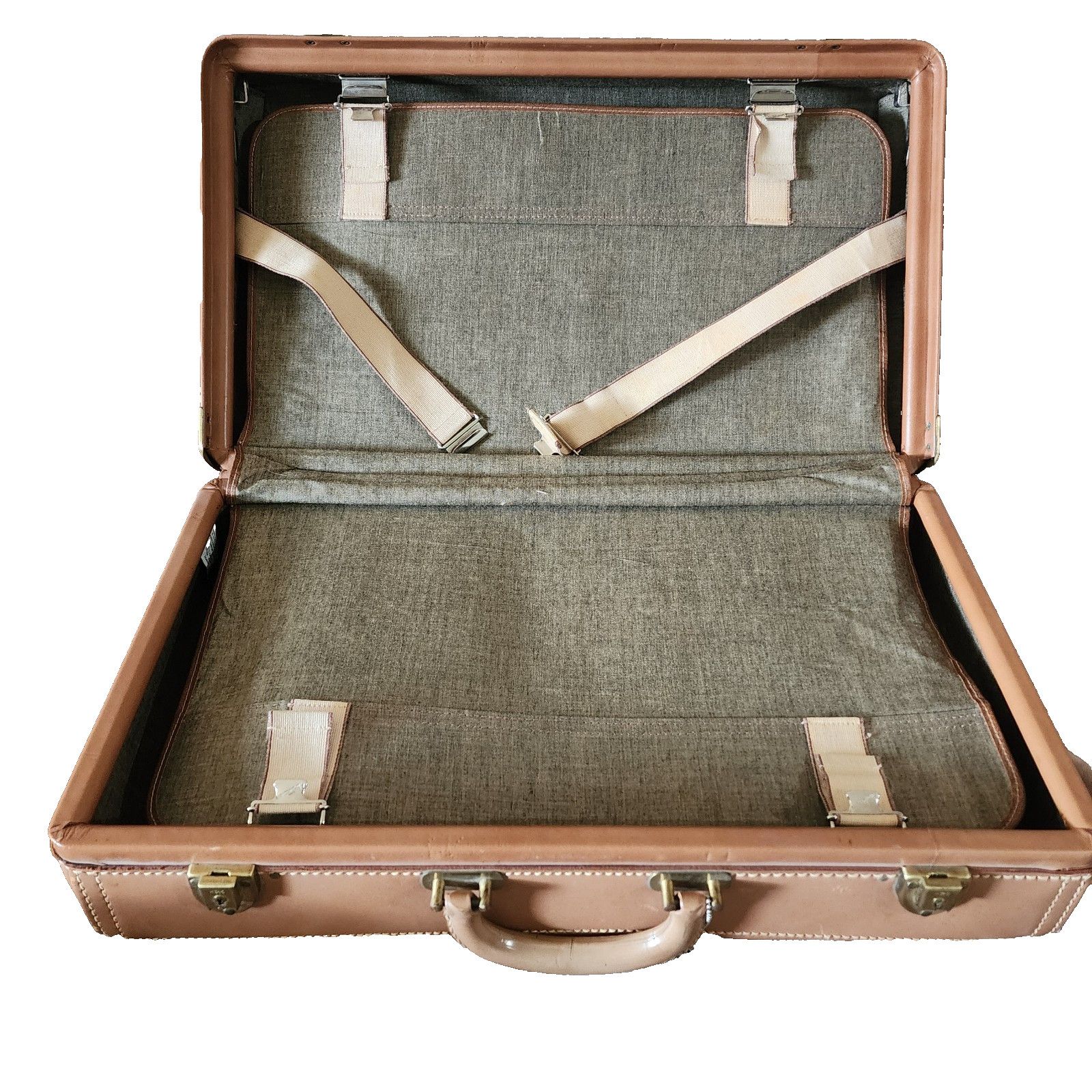Hartmann Hartmann Knocabout Leather Suitcase - 21"x12"x"6 - Vintage Size ONE SIZE - 3 Thumbnail