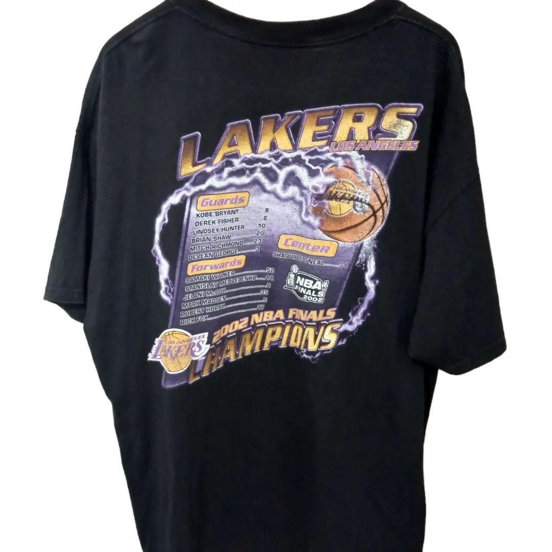NBA Vintage 2002 Lakers T Shirt Size US XL / EU 56 / 4 - 2 Thumbnail