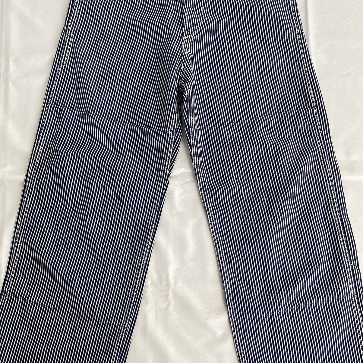 45rpm VTG 45rpm Blue Cafe Hickory Striped Workwear Denim Jeans Size US 27 - 5 Thumbnail