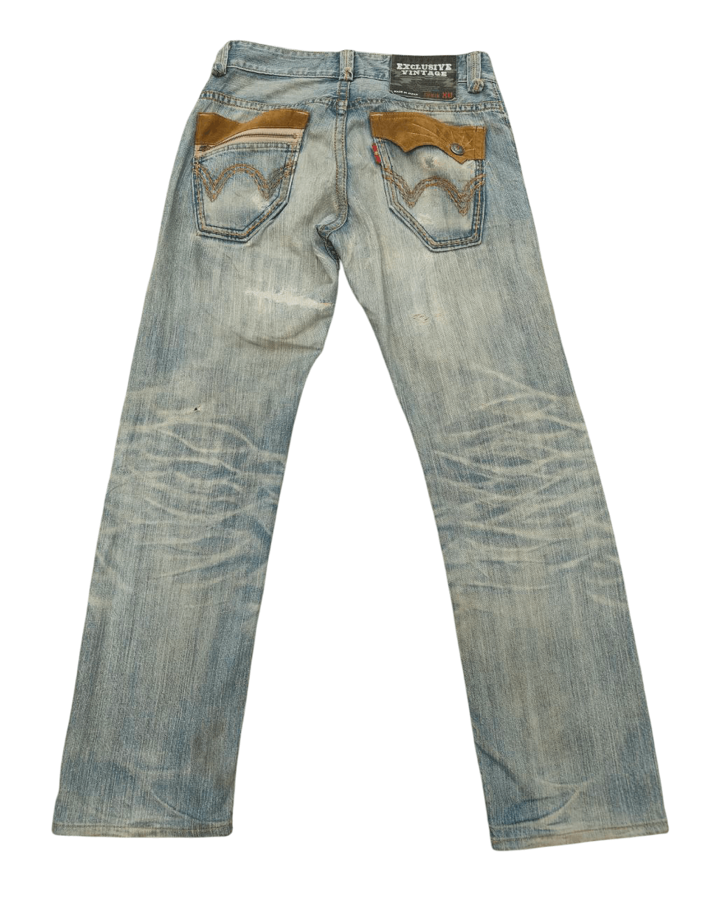 Vintage Vintage Edwin Ripped Distressed Denim Size US 30 / EU 46 - 2 Thumbnail