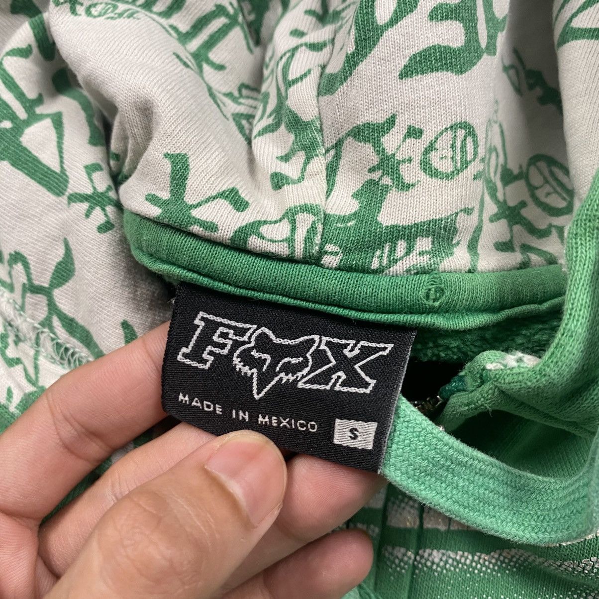 Other Rare Vintage y2k Fox Racing Tribal Crop Zip Up Size S / US 4 / IT 40 - 7 Thumbnail