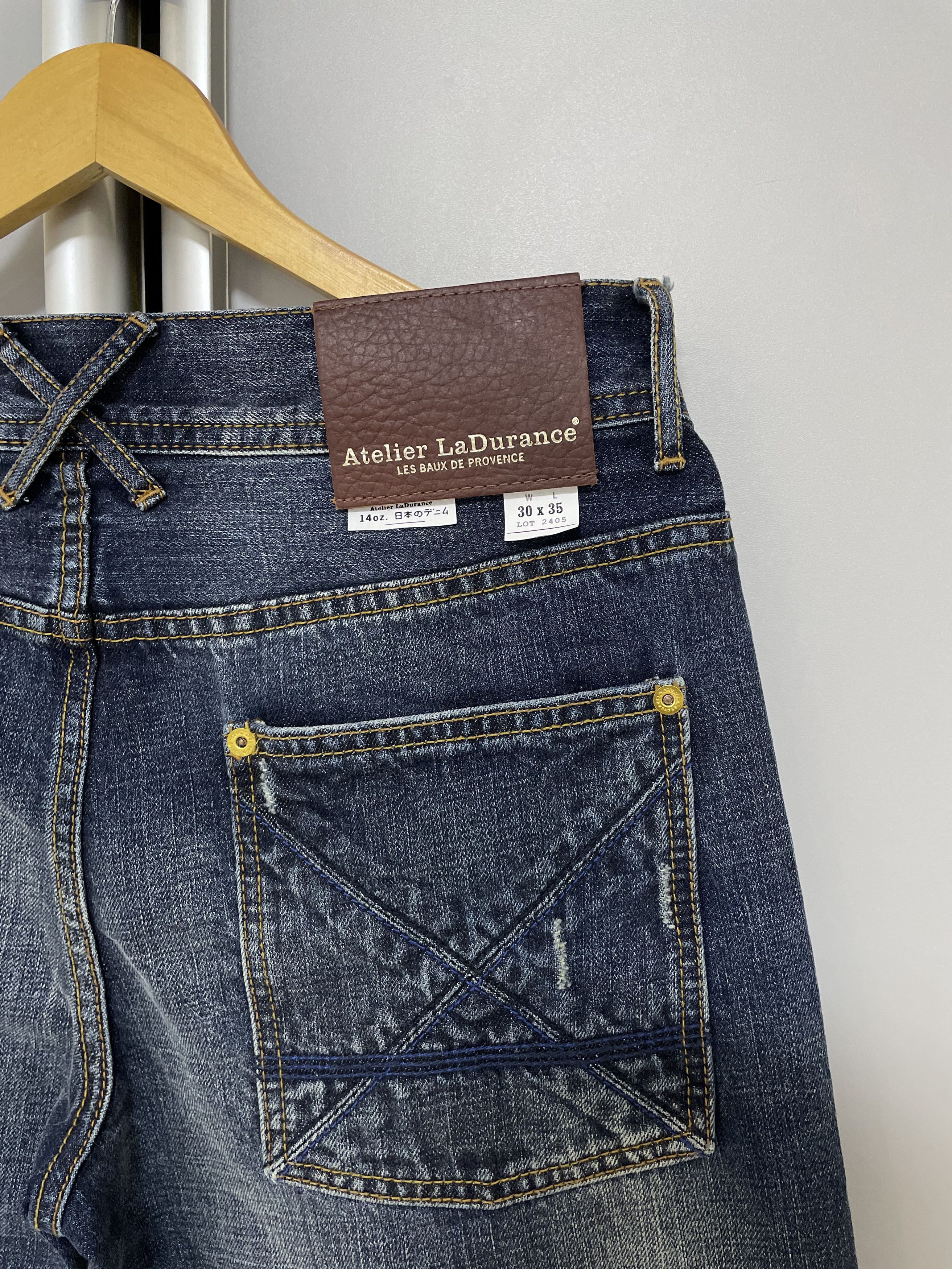 Atelier La Durance Atelier La Durance Royston Jeans Selvedge Japan Denim Washed Size US 30 / EU 46 - 7 Thumbnail