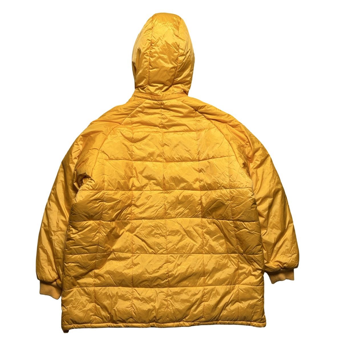 Other Vintage Y2K Yellow Down Puffer Jacket Faux Fur Hood Parka 3X Size US XXL / EU 58 / 5 - 8 Thumbnail