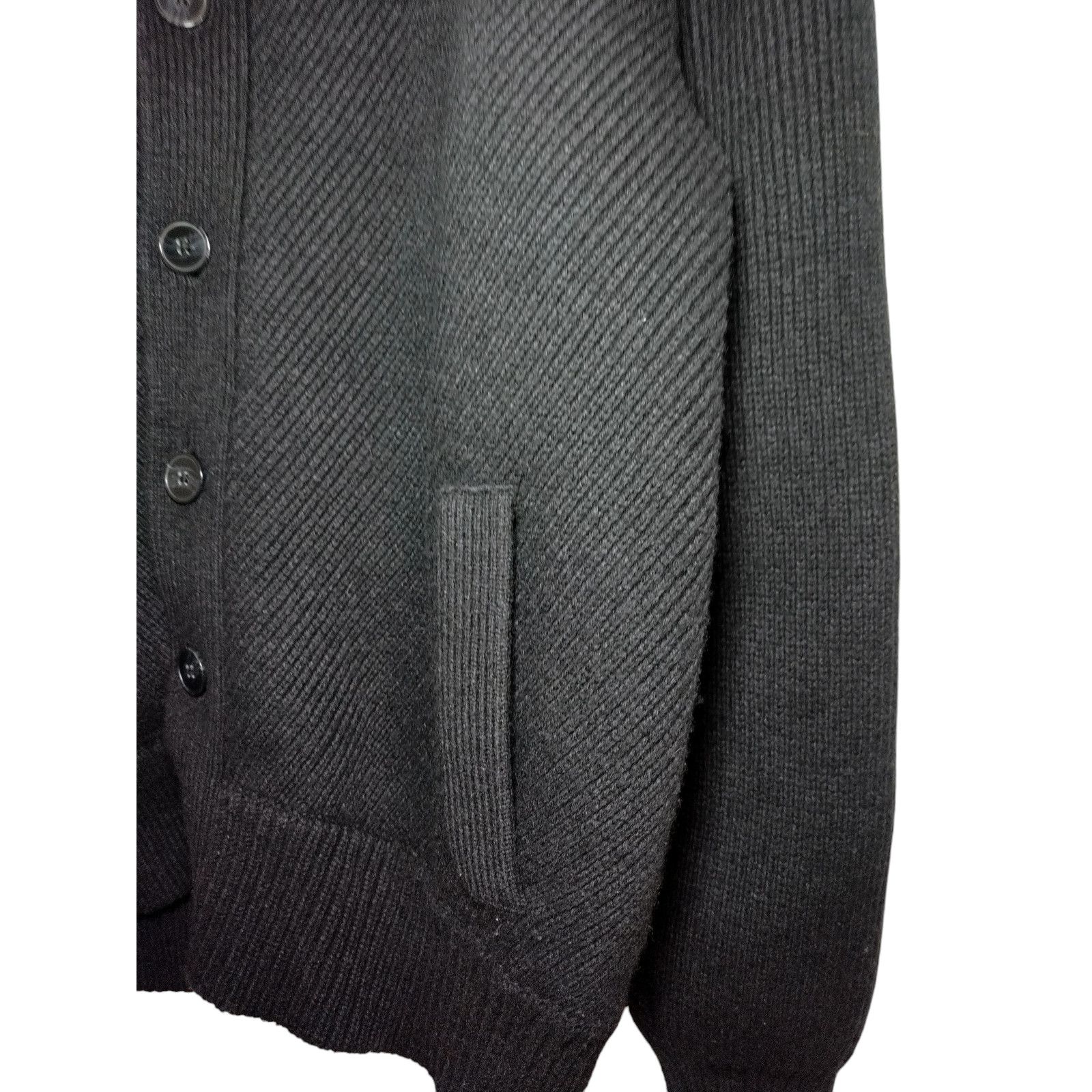 Joseph Abboud Joseph Abboud Mens Button Down Cardigan Sweater Black Sz XL Size US XL / EU 56 / 4 - 3 Thumbnail