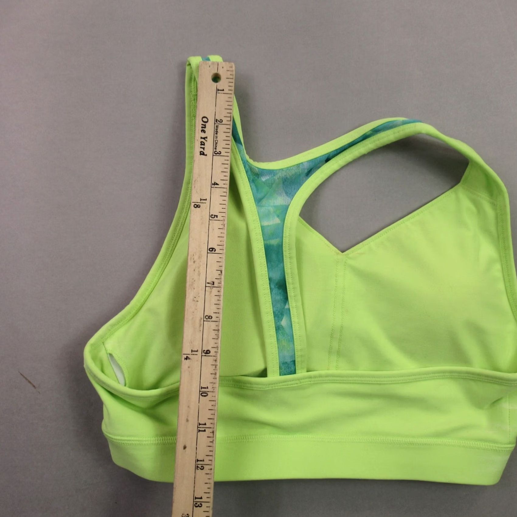 Vintage Columbia Bra Medium Yellow Sports Workout Activewear Support Lightweight Womens Size ONE SIZE - 7 Thumbnail