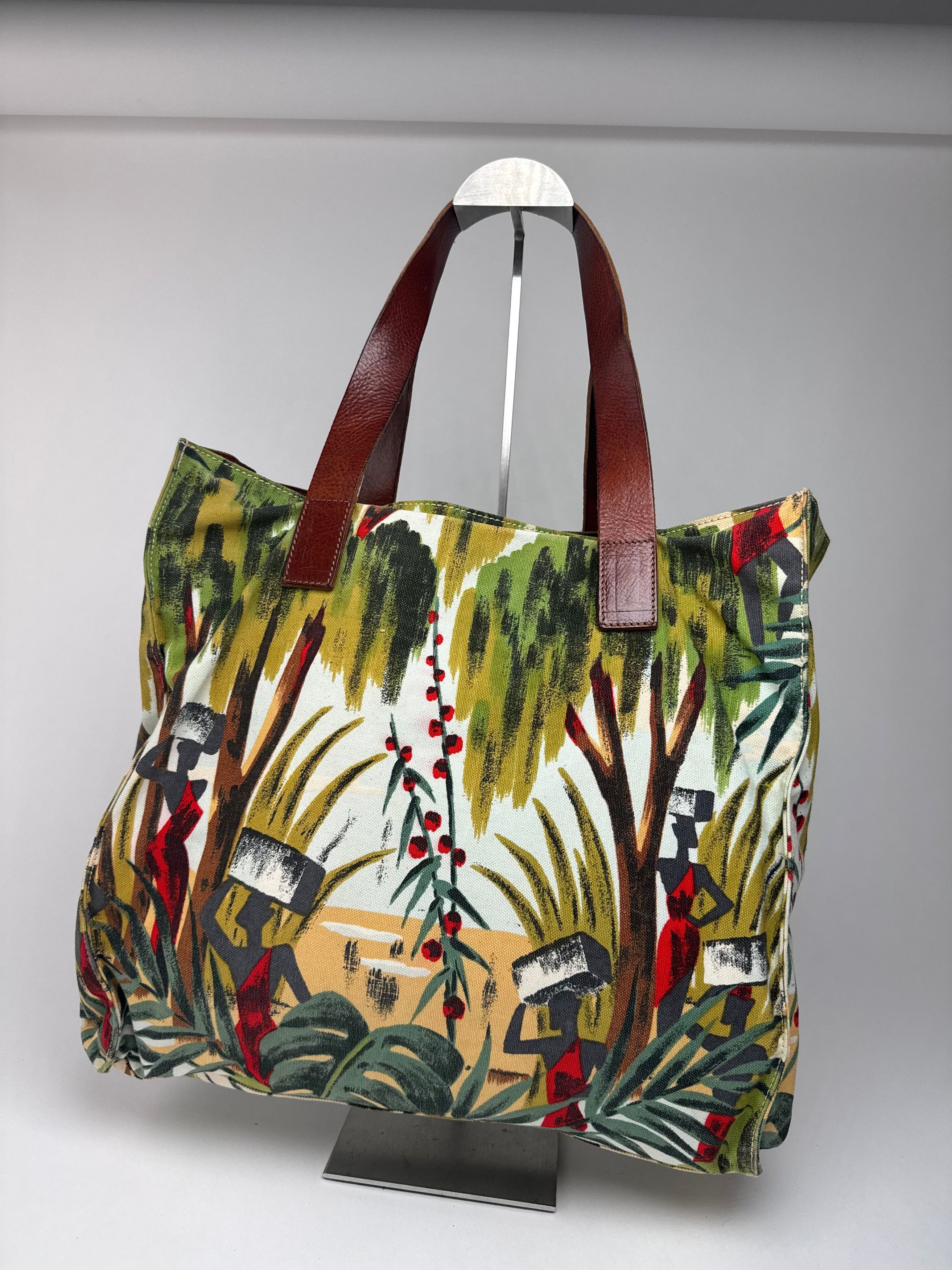 Marni Vintage Canvas Floral Shopper Bag Size ONE SIZE - 1 Thumbnail